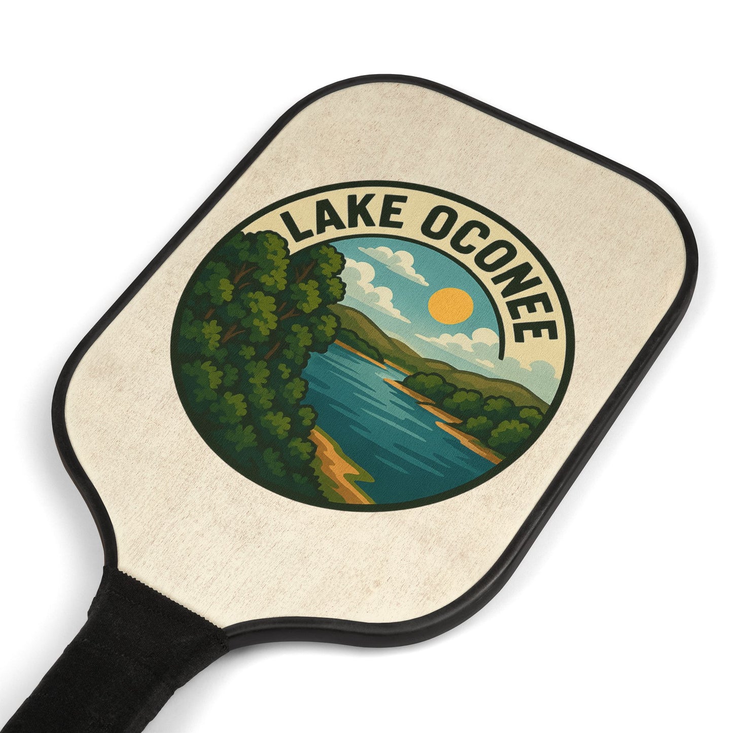 Lake Oconee Pickleball Paddle Set - Perfect for Outdoor Fun, Sporty Gift, Team Play, Family Activities, Best for Picnics, Holidays