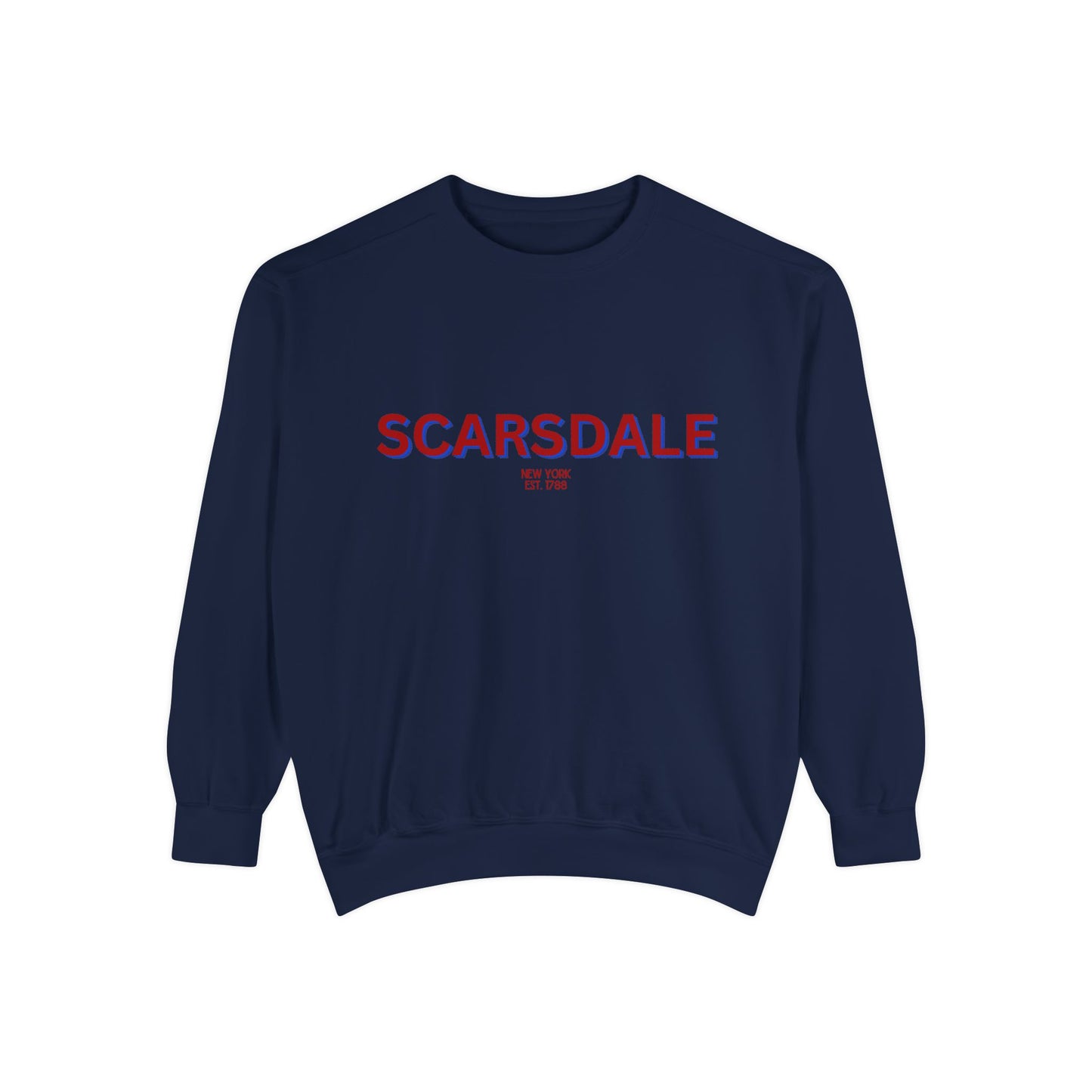 Scarsdale Unisex Garment-Dyed Sweatshirt | Cozy Fashion, Perfect for Casual Outings, Gifts, Fall & Winter Style, Everyday Comfort