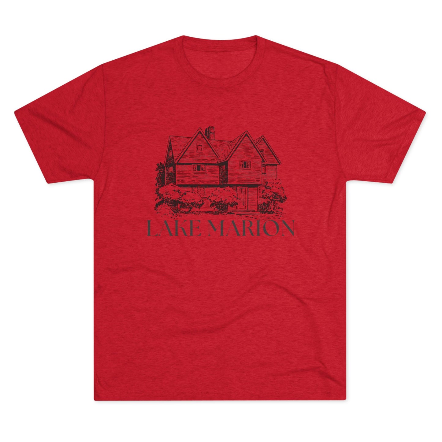 Lake Marion Unisex Tri-Blend Crew Tee, Casual T-Shirt, Summer Apparel, Lake House Shirt, Gift for Friends, Travel Tee