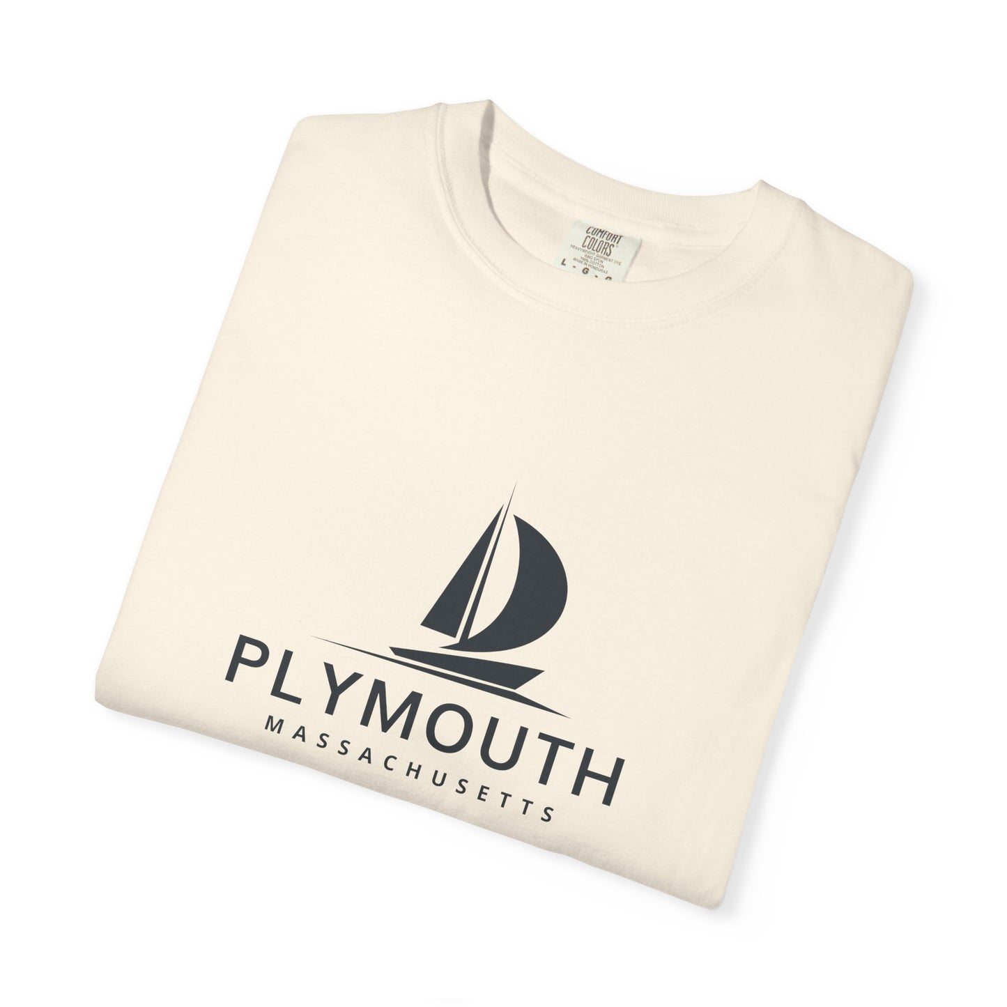 Plymouth - Unisex Garment-Dyed T-shirt, Casual Outfit, Gift for Nature Lovers, Vacation Essentials