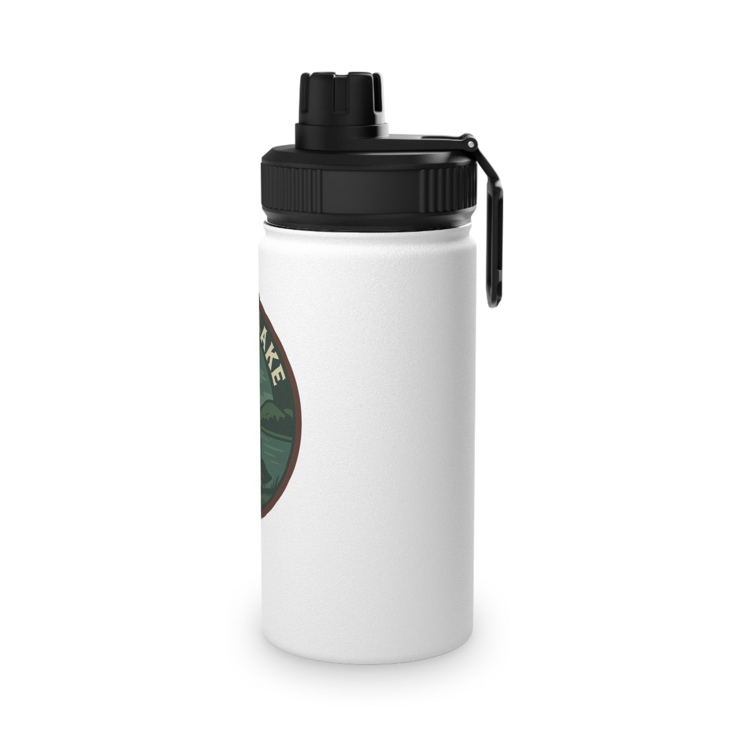 Oneida Lake Stainless Steel Water Bottle, Sports Lid