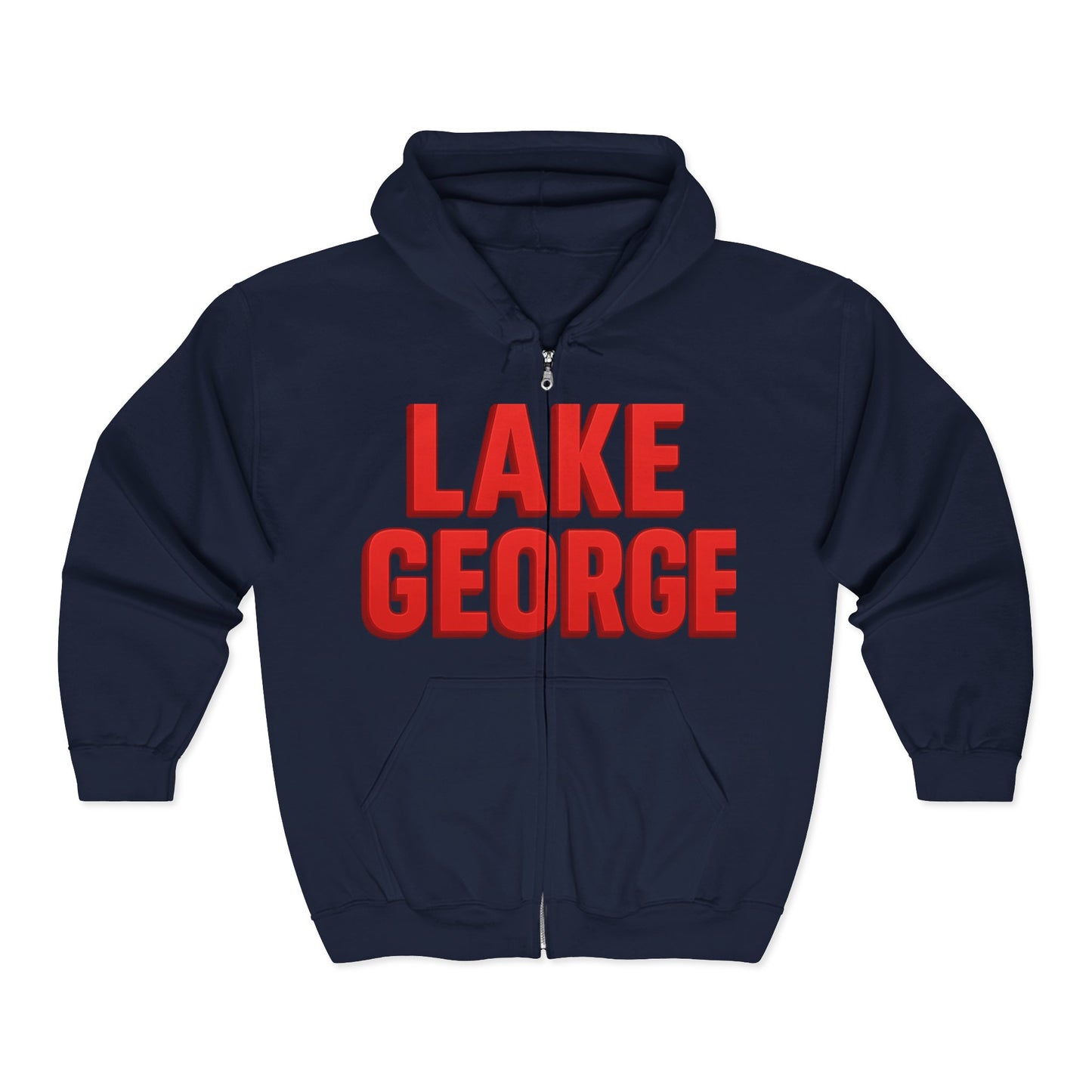 Lake George Unisex Heavy Blend™ Full Zip Hooded Sweatshirt