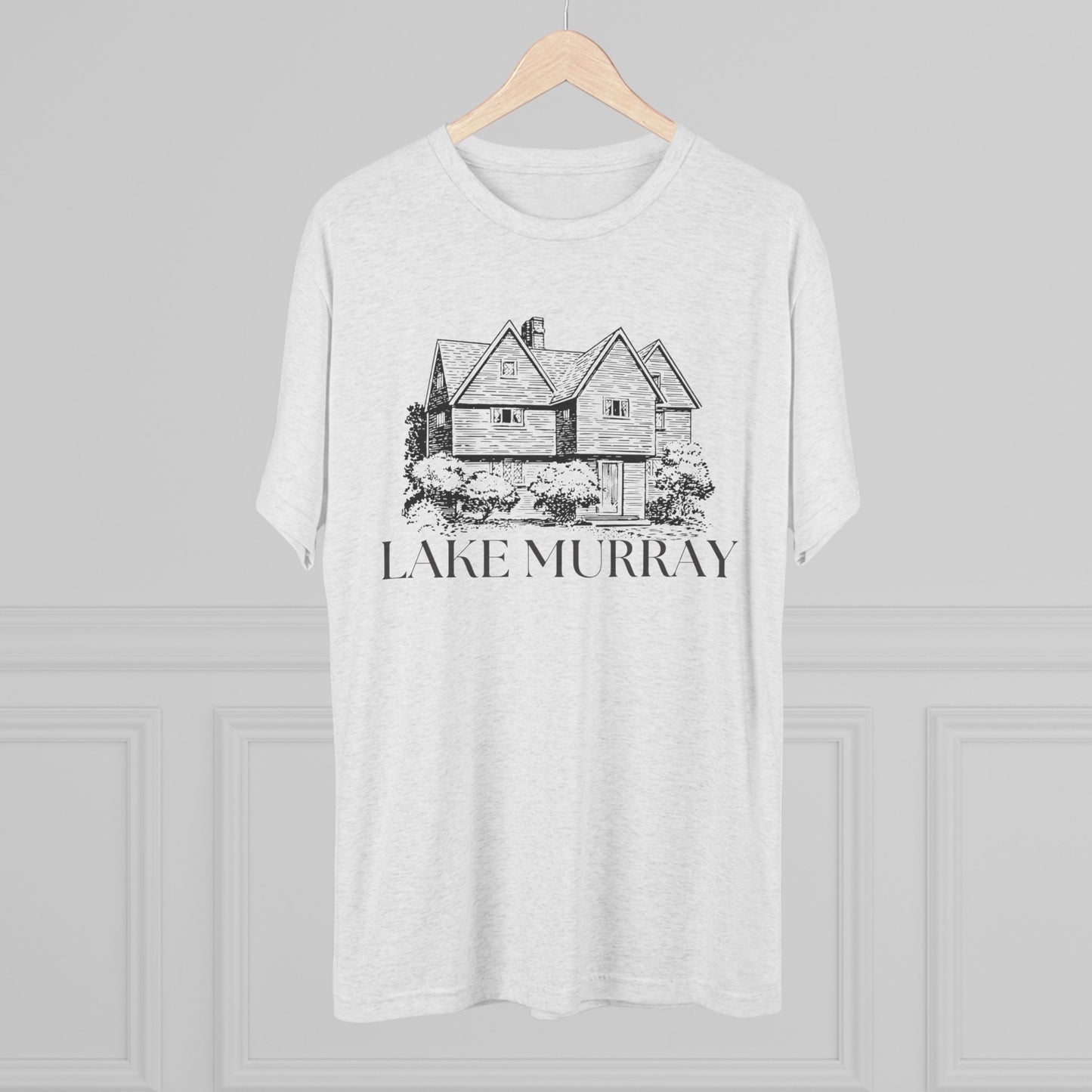 Lake Murray Unisex Tri-Blend Crew Tee, Casual T-Shirt, Summer Apparel, Lake House Shirt, Gift for Friends, Travel Tee