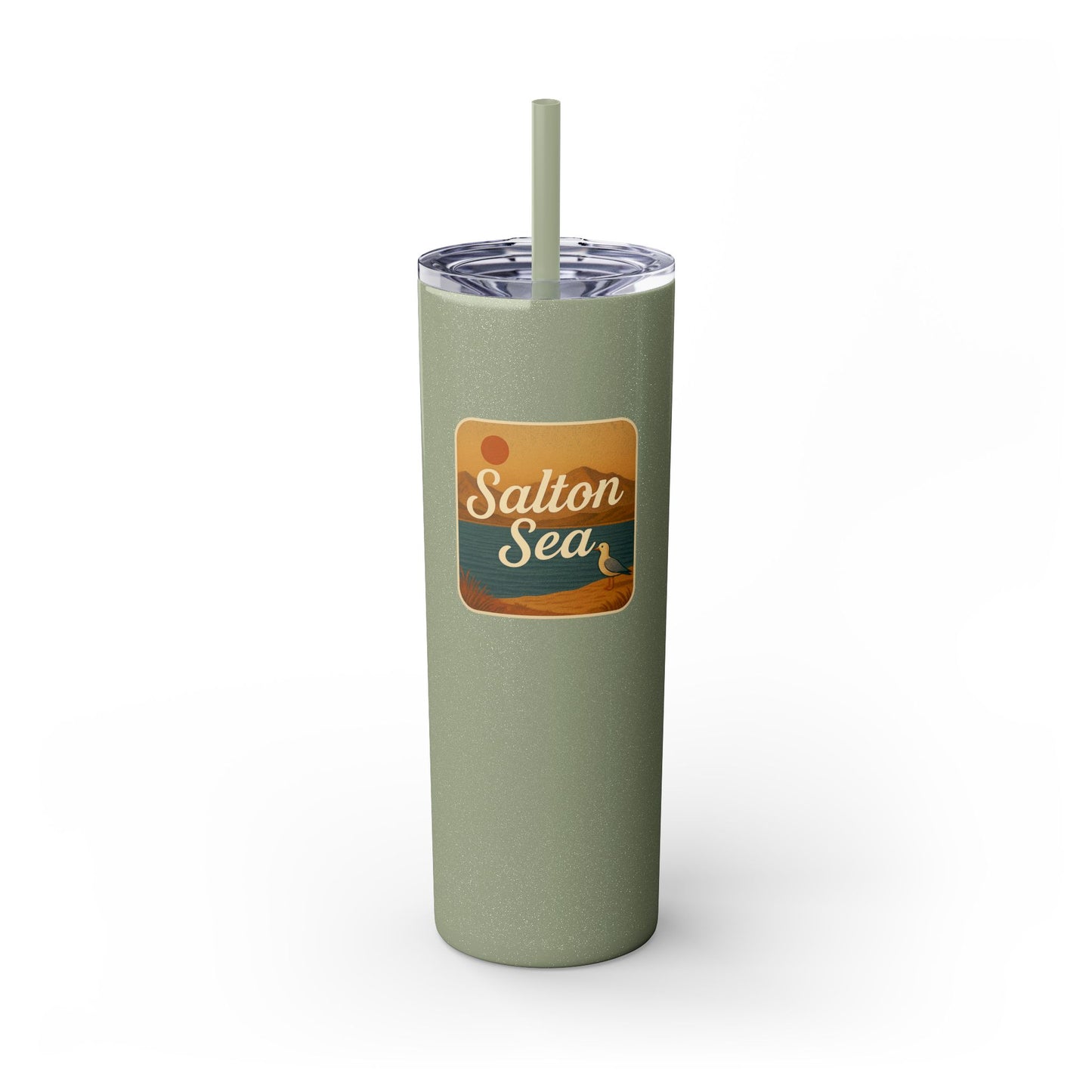Salton Sea Skinny Tumbler - 20oz Travel Mug, Eco-Friendly Drinkware for Adventurers, Ideal for Camping, Picnics, and Daily Hydration