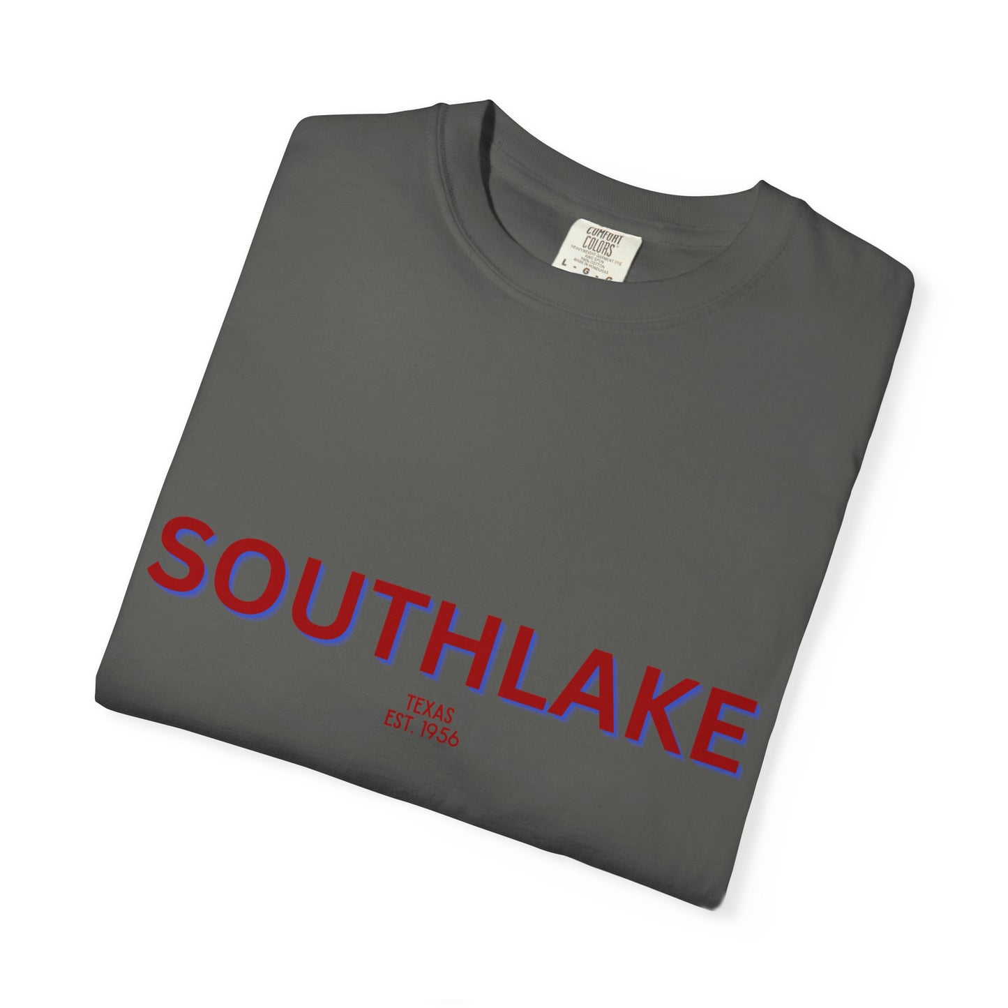 Southlake Garment-Dyed Unisex T-Shirt, Casual Tee, Vintage Style Shirt, Everyday Wear, Birthday Gift, Unique Apparel