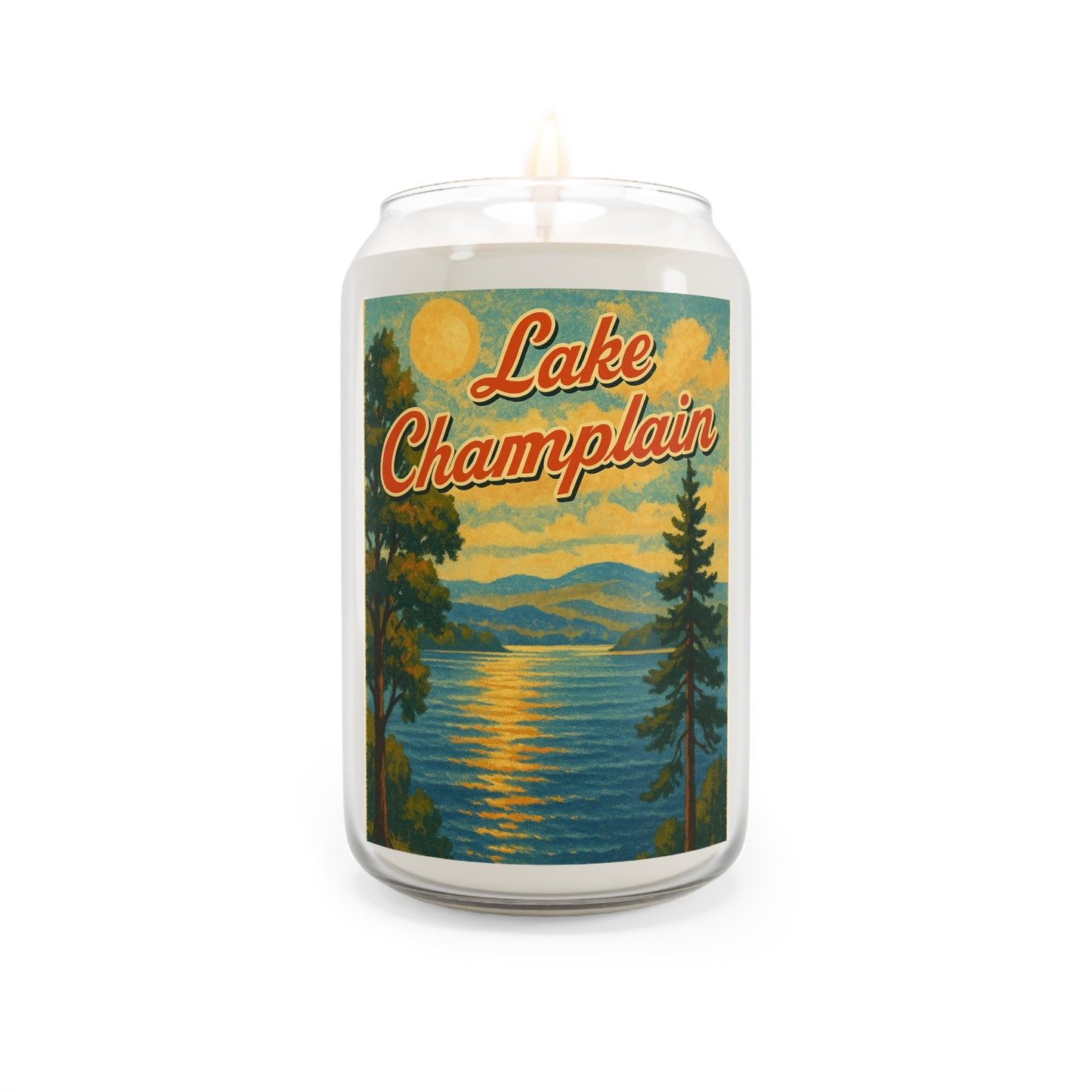 Lake Champlain Soy Candle, Relaxing Home Decor, Gift for Her, Aromatherapy Candle, Summer Vibes