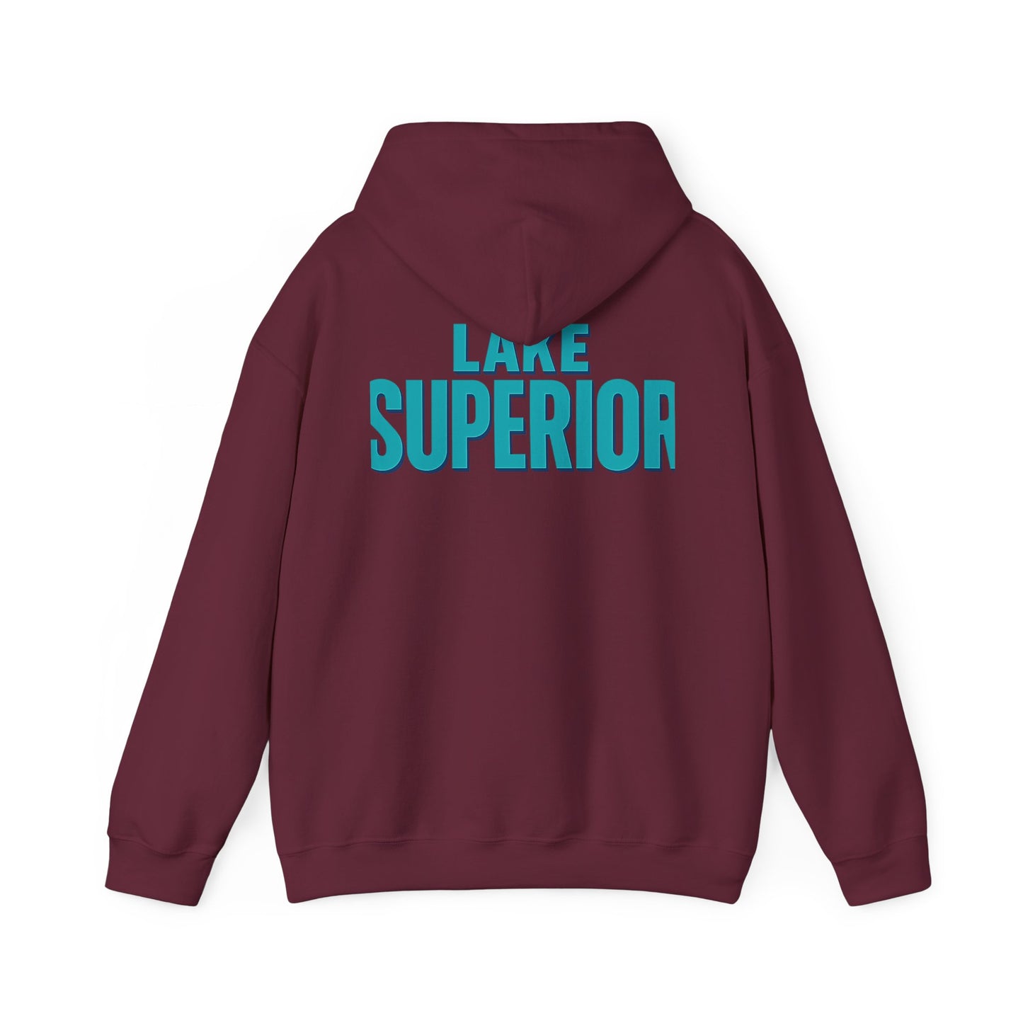 Lake Superior Hoodie, Cozy Casual Wear, Unisex Sweatshirt, Lake Lover Gift, Outdoor Adventure Apparel, Summer Retreat Fashion
