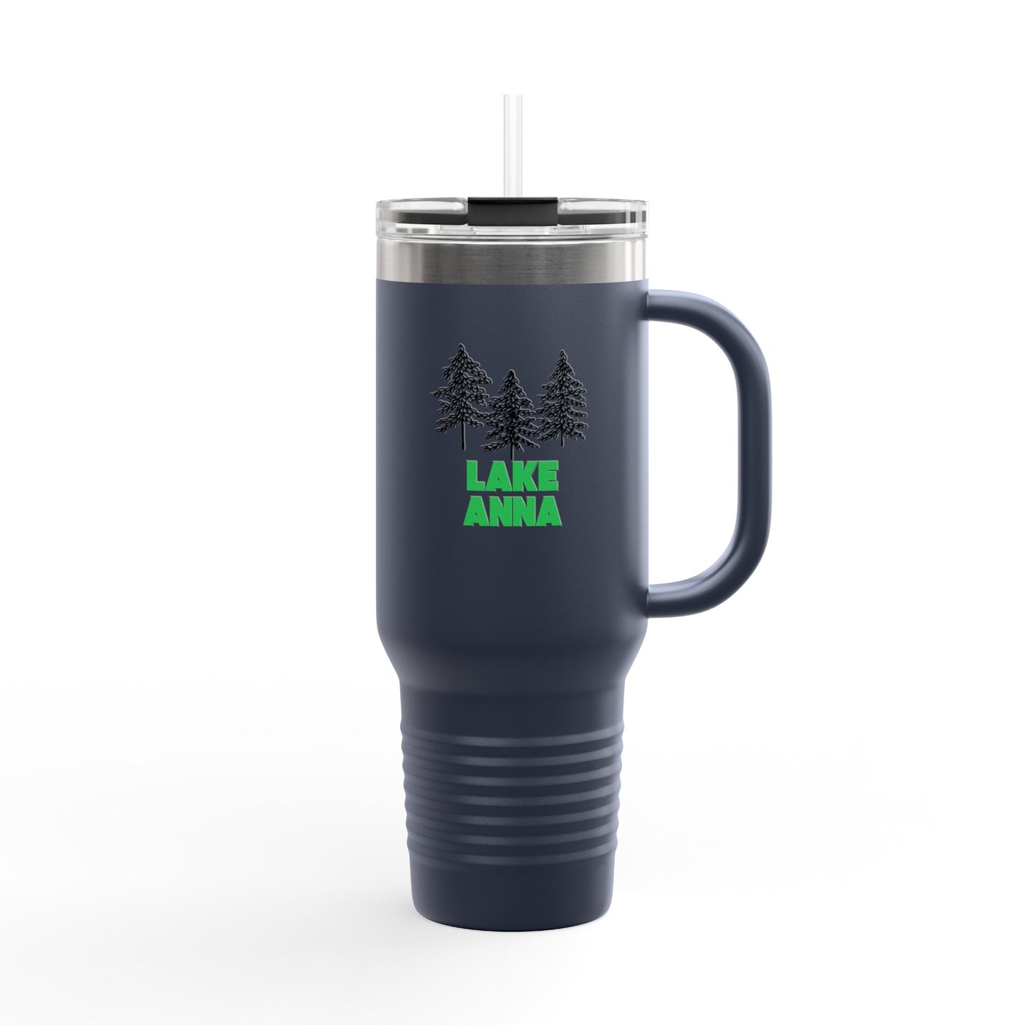 Lake Anna Insulated Travel Mug, 40oz - Perfect for Camping, Road Trips, Gifts, Outdoor Adventures, Summer Fun