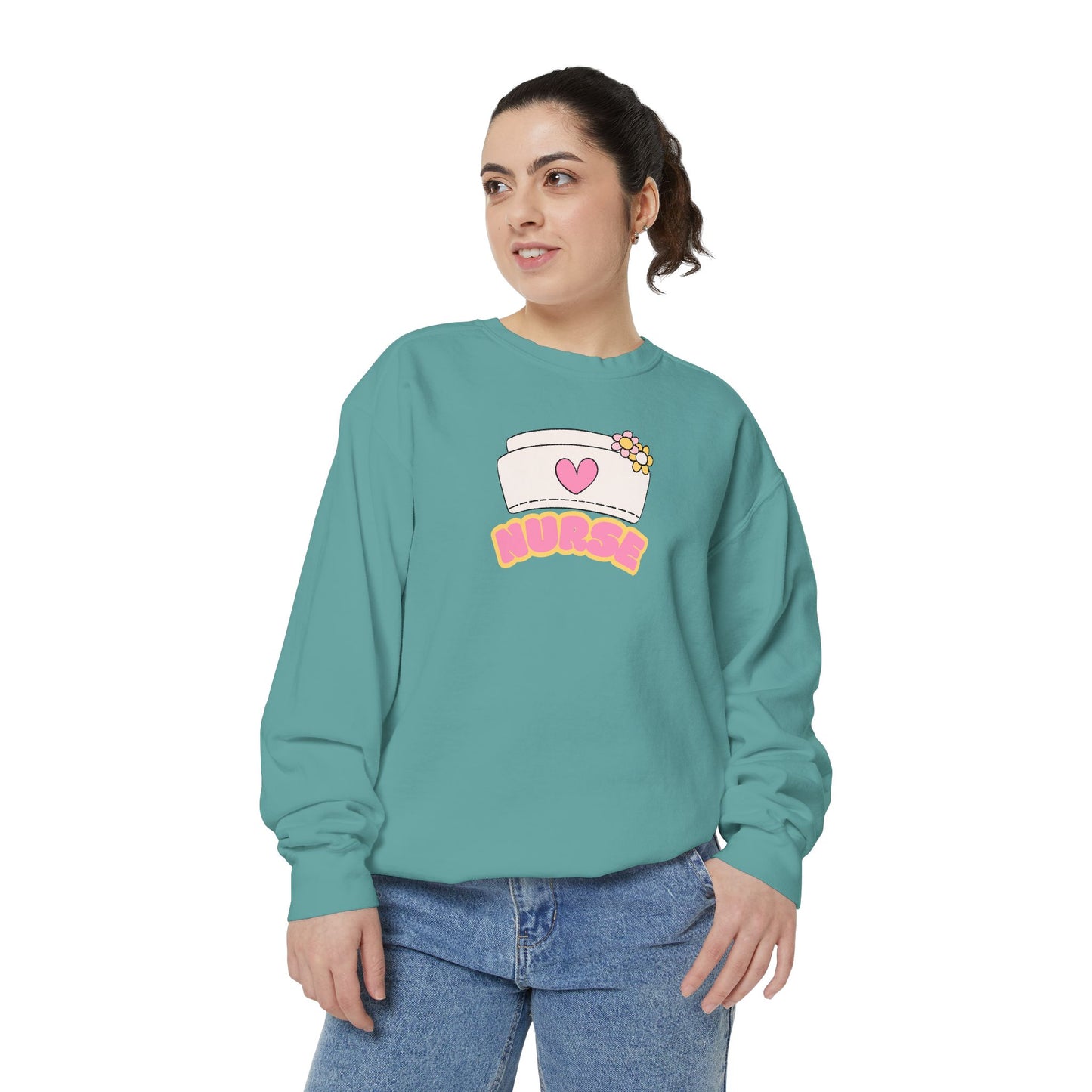 Nurse Love Sweatshirt, Cozy Gift for Healthcare Workers, Unique Gift for Nurses, Casual Medical Apparel, Nurse Appreciation