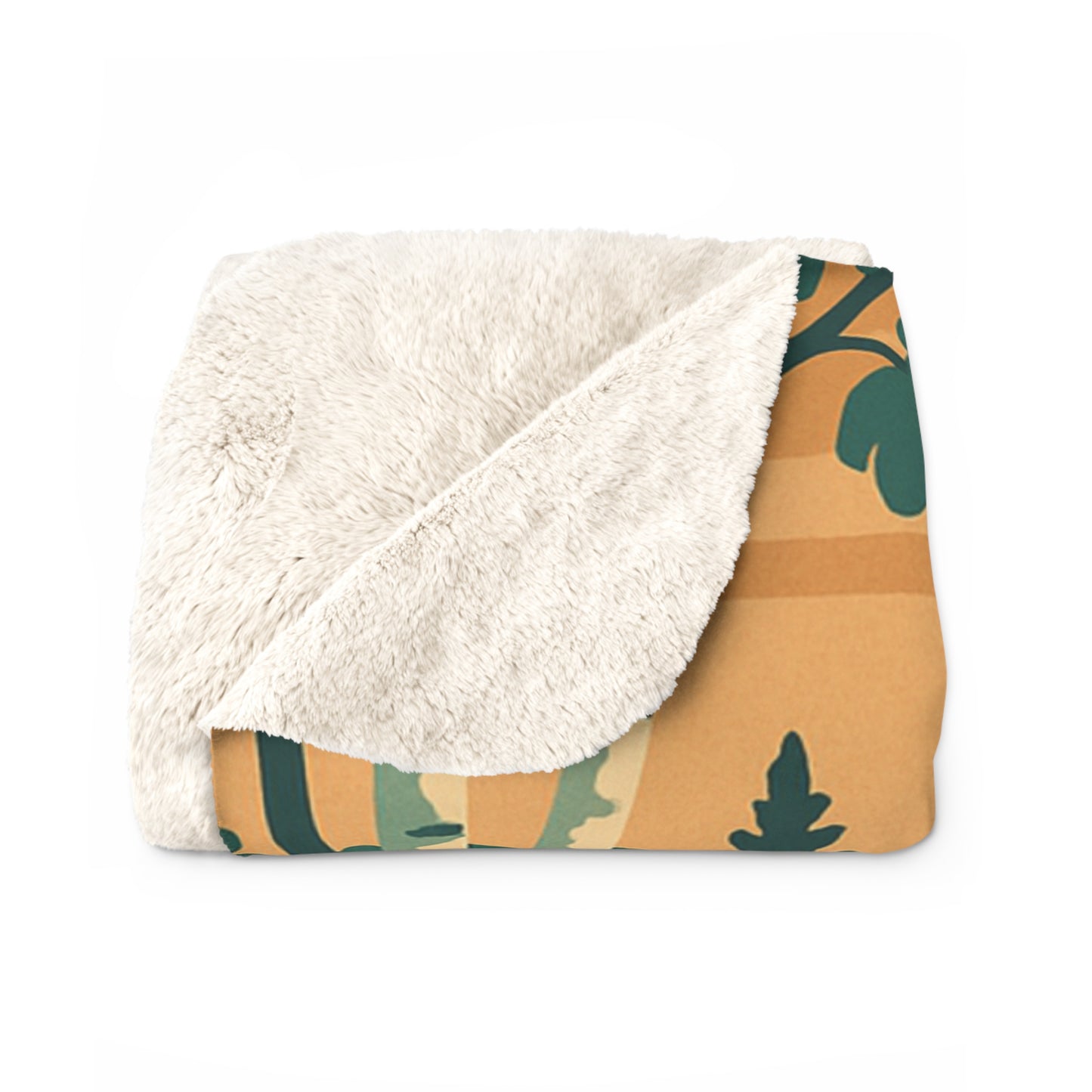 Squam Lake Sherpa Fleece Blanket