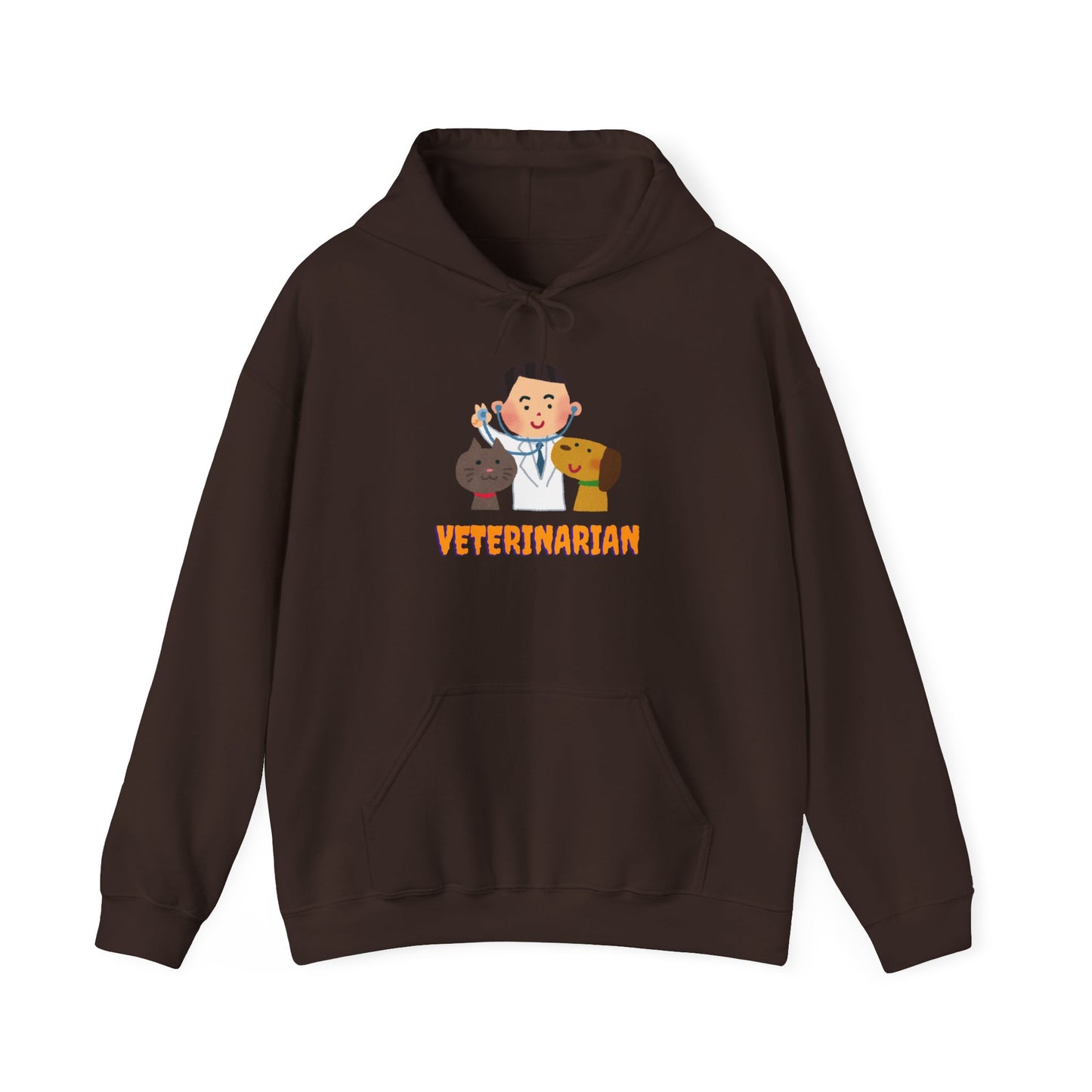 Veterinarian Hooded Sweatshirt, Animal Lover Gift, Cute Vet Apparel, Pet Owner Hoodie, Perfect for Birthdays, Animal Shelter Support