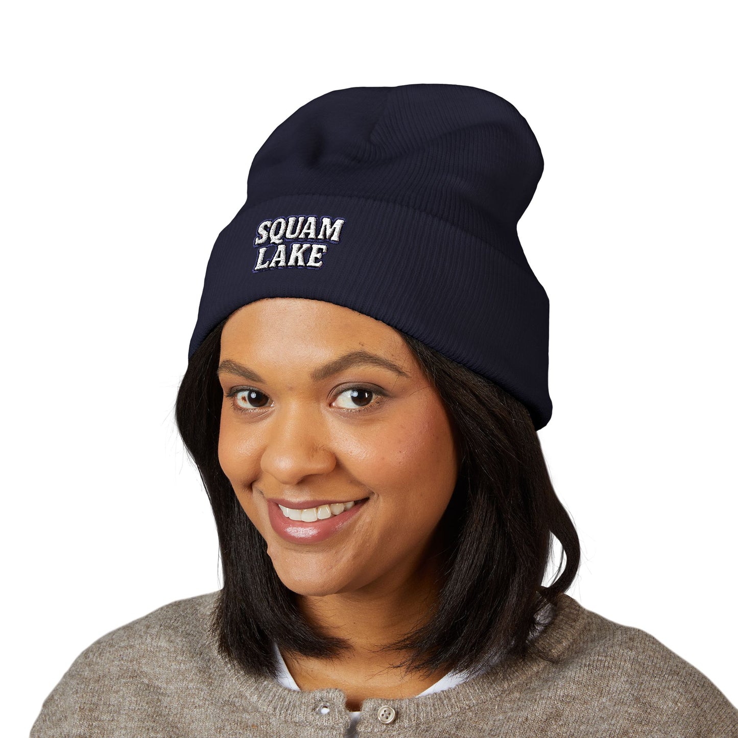 Squam Lake Classic Cuffed Beanie (Embroidery)