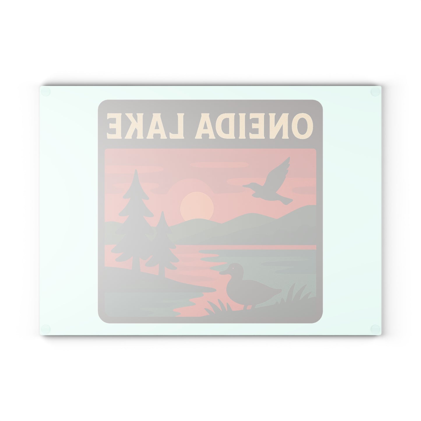 Oneida Lake Glass Cutting Board