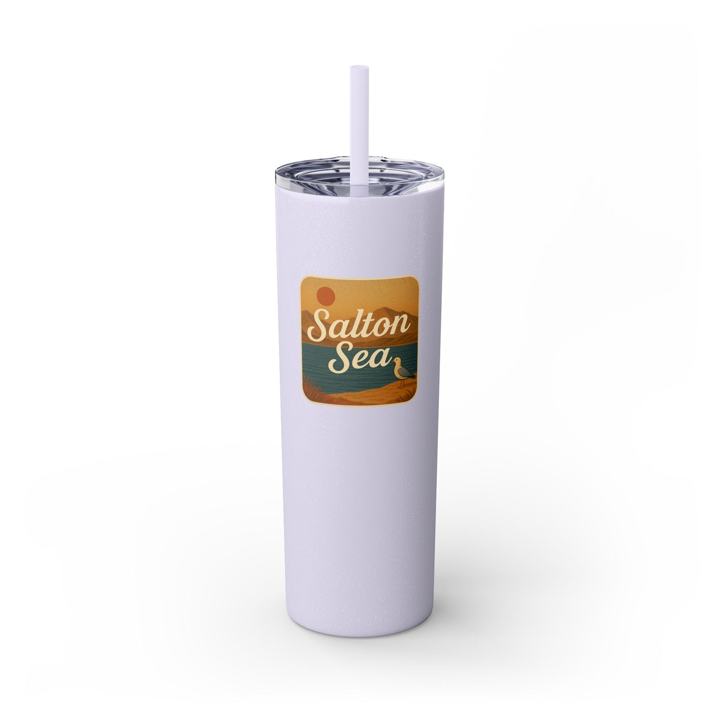Salton Sea Skinny Tumbler - 20oz Travel Mug, Eco-Friendly Drinkware for Adventurers, Ideal for Camping, Picnics, and Daily Hydration