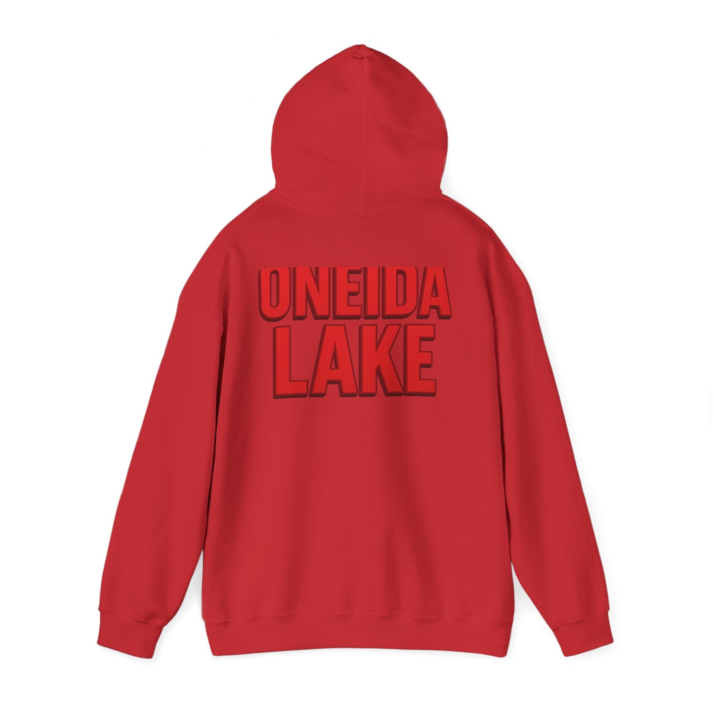 Oneida Lake Hoodie, Cozy Casual Wear, Unisex Sweatshirt, Lake Lover Gift, Outdoor Adventure Apparel, Summer Retreat Fashion