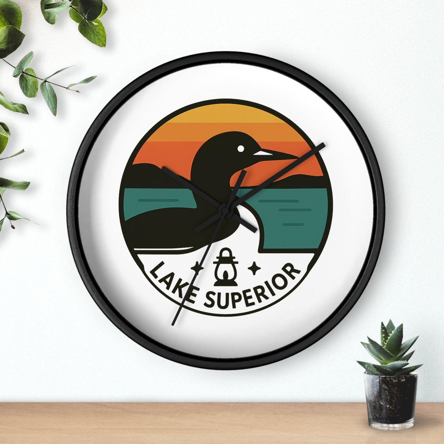 Lake Superior Wall Clock