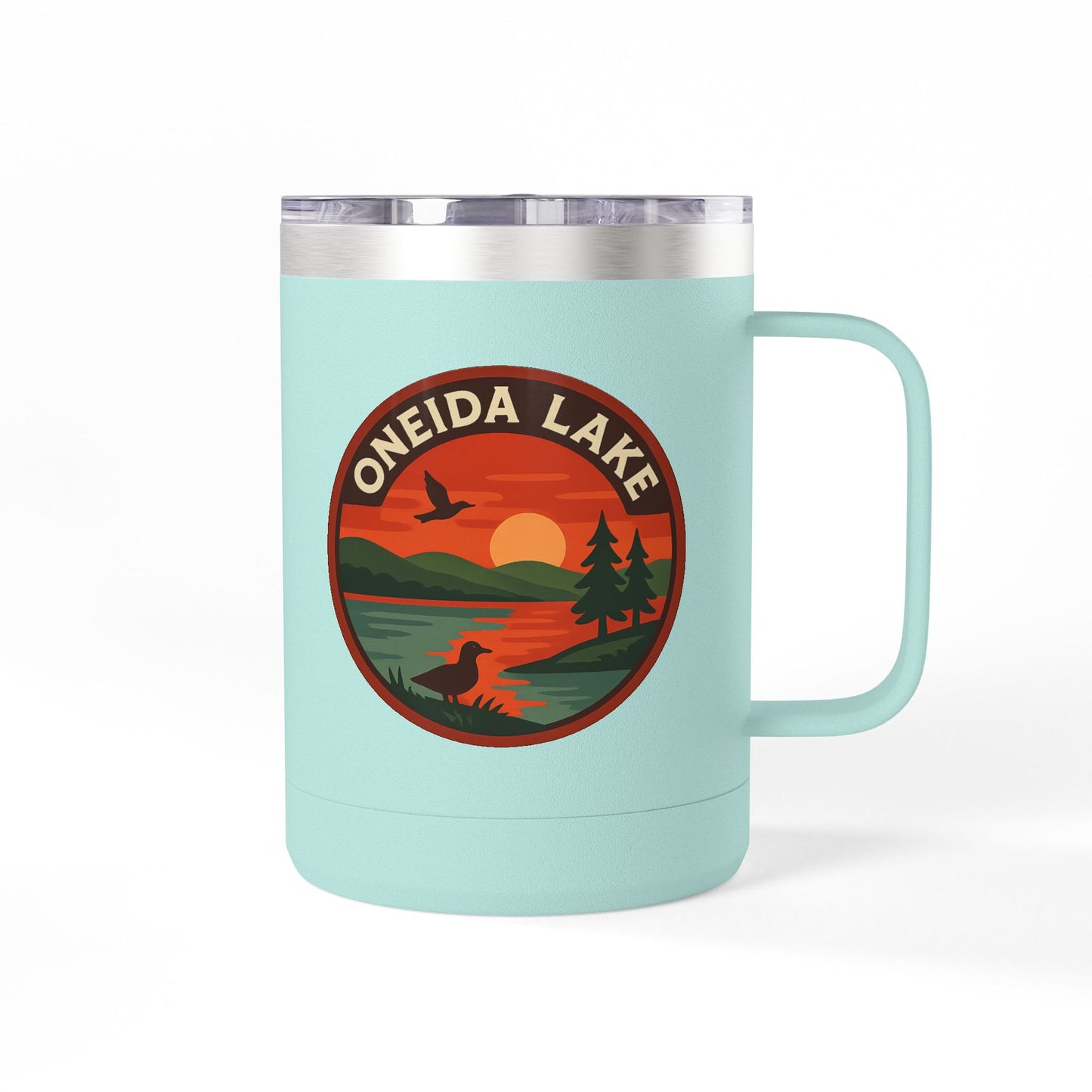 Oneida Lake Coffee Mug Tumbler, 15oz