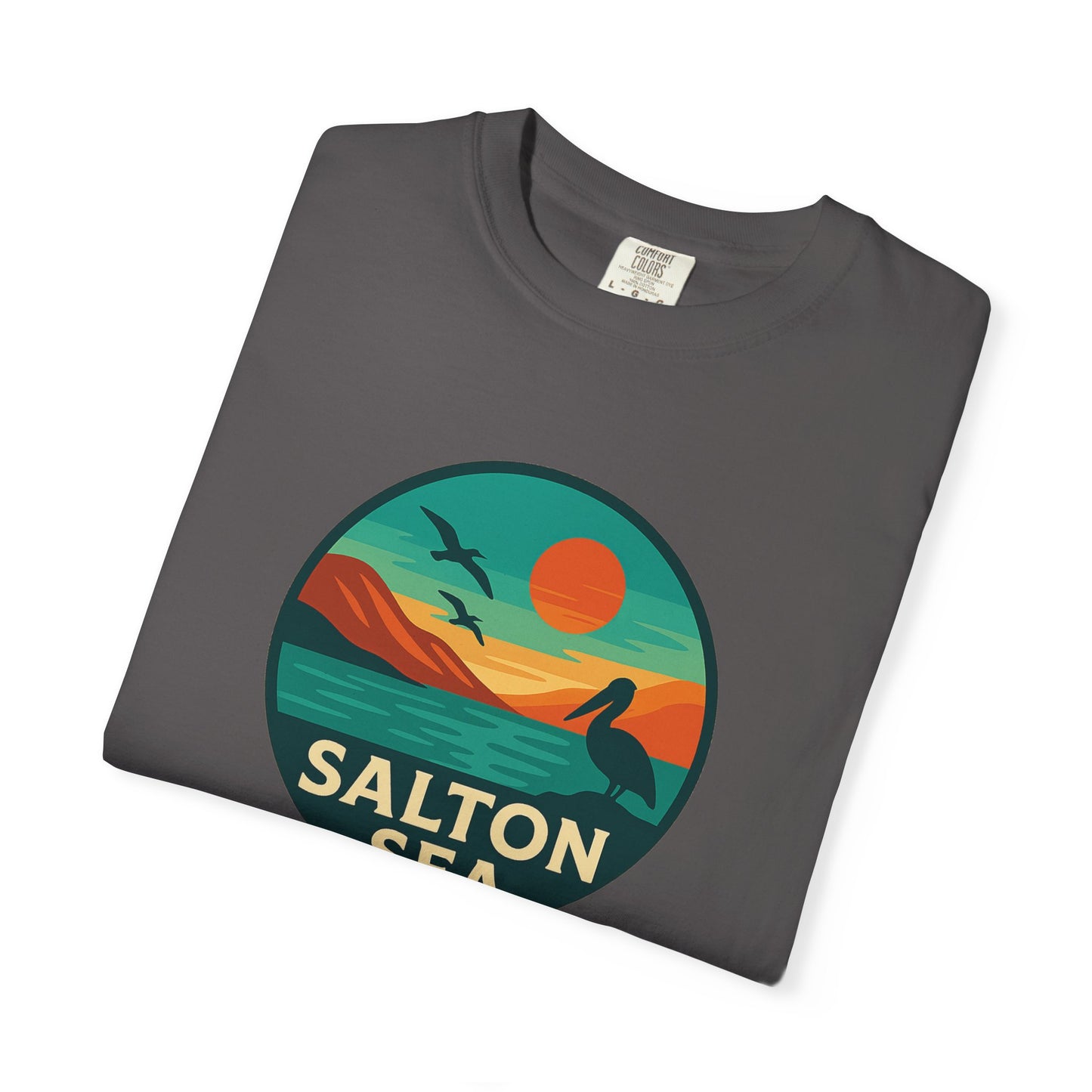 Salton Sea Unisex T-Shirt, Casual Graphic Tee, Nature Lover Gift, Outdoor Adventure Shirt, Vacation Souvenir, Summer Wear