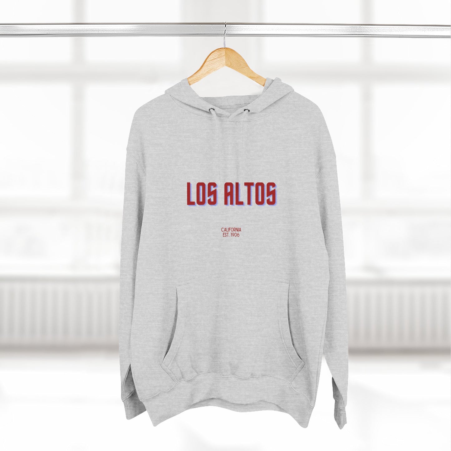 Los Altos Fleece Hoodie, Casual Sweatshirt, Cozy Layering Piece, Perfect Gift for All Occasions, Stylish Streetwear