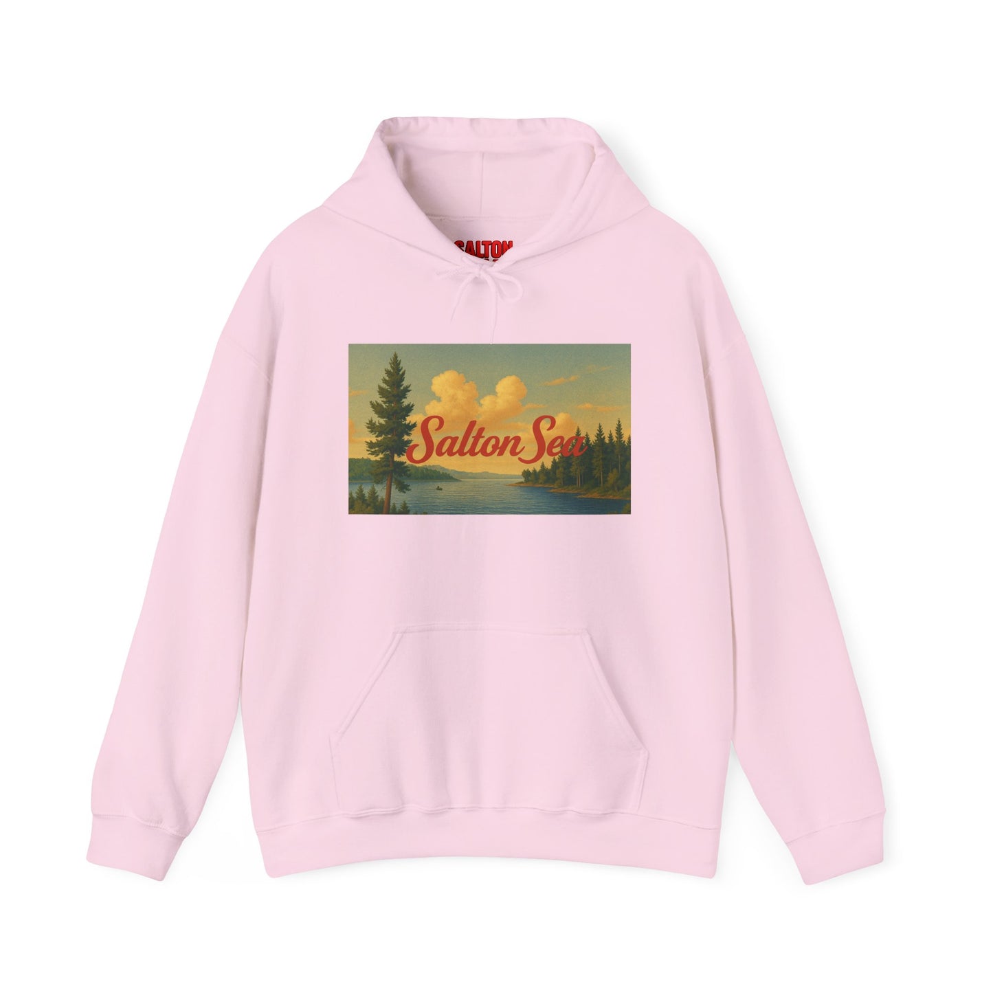 Salton Sea Hoodie, Cozy Casual Wear, Unisex Sweatshirt, Lake Lover Gift, Outdoor Adventure Apparel, Summer Retreat Fashion