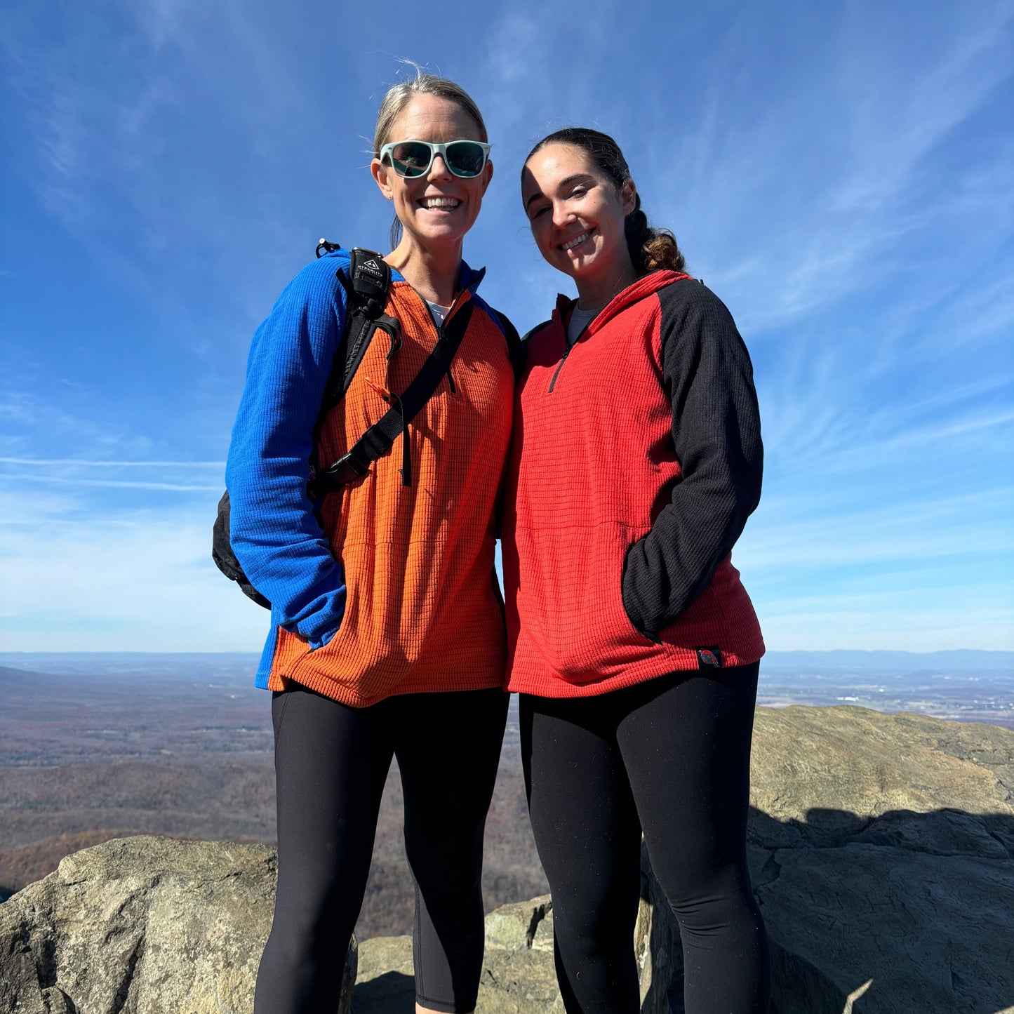 Scarlet Tanager Grid Fleece Pullover