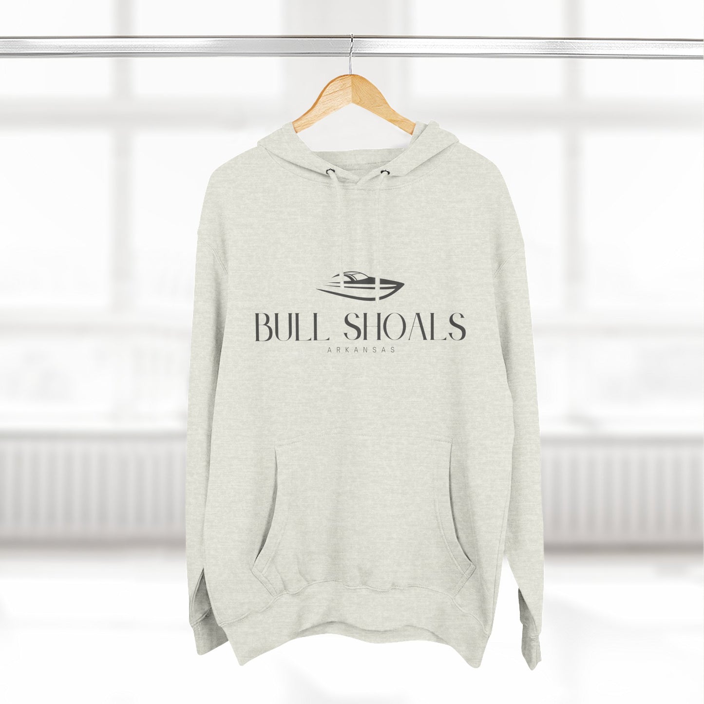 Bull Shoals Stylish Three-Panel Fleece Hoodie for Cozy Days, Casual Wear, Warm Layering, Gift for Him or Her