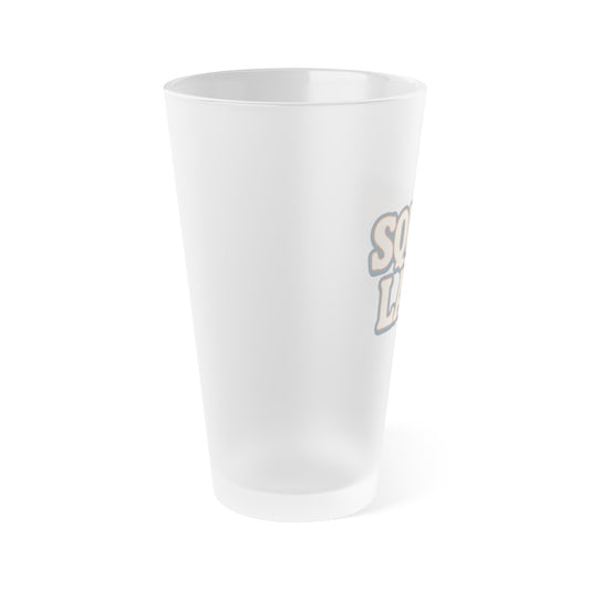 Squam Lake Frosted Pint Glass, 16oz