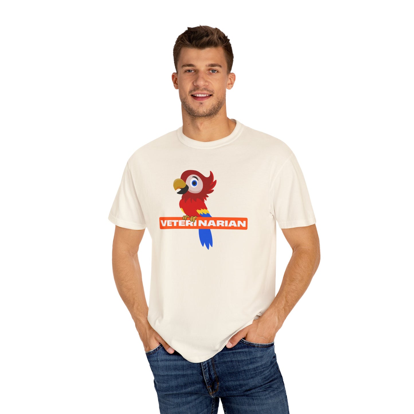 Veterinarian Parrot T-Shirt | Cute Animal Lover Shirt, Unisex Teen Gift, Animal Care Apparel, Funny Pet Shirt, Veterinary Gifts