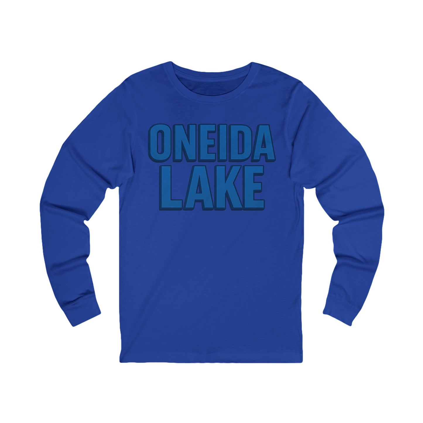 Oneida Lake Long Sleeve Tee, Cozy Unisex Shirt for Outdoor Lovers, Perfect for Lake Days, Casual Wear, Gift Idea