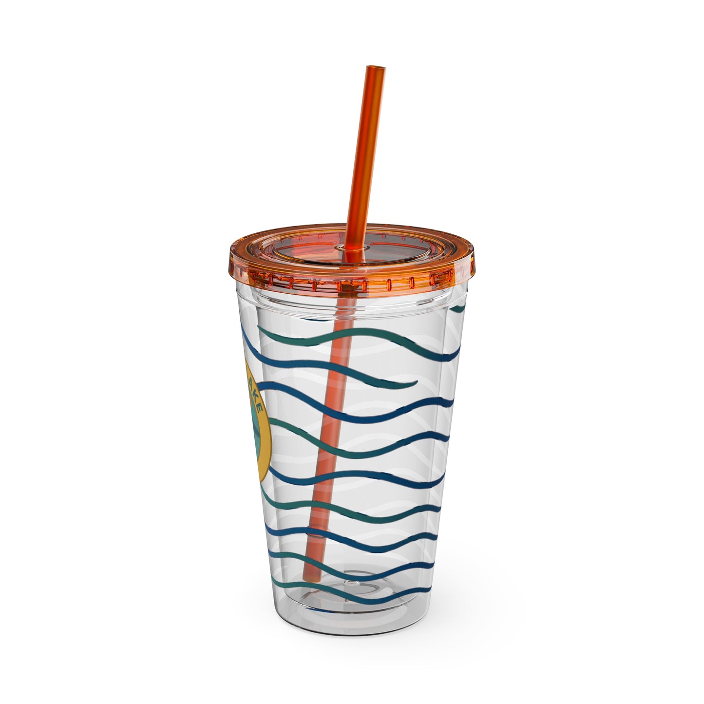 Sunsplash Tumbler, 16oz Clear Drink Cup for Outdoor Adventures, Customizable Travel Mug, Perfect for Summer Fun, Eco-Friendly Beverage [...]