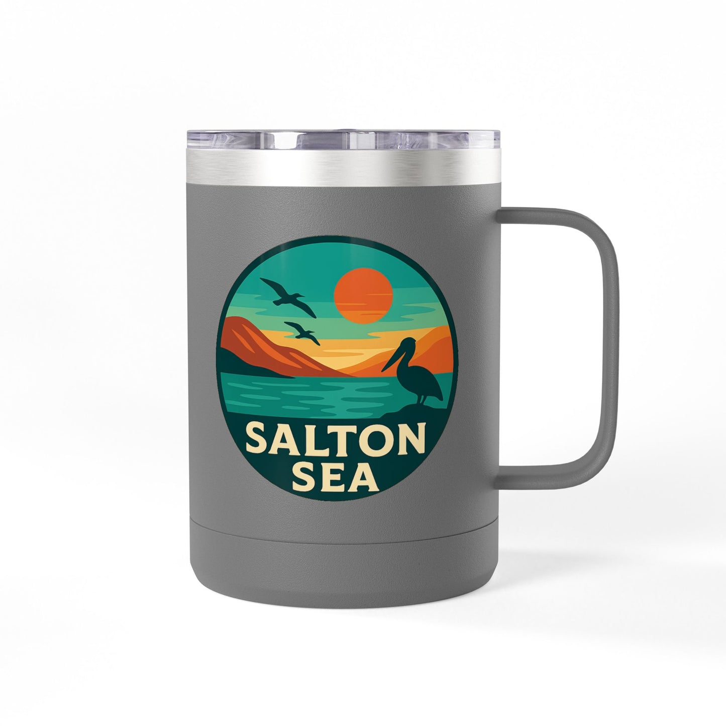 Salton Sea Coffee Mug Tumbler, 15oz