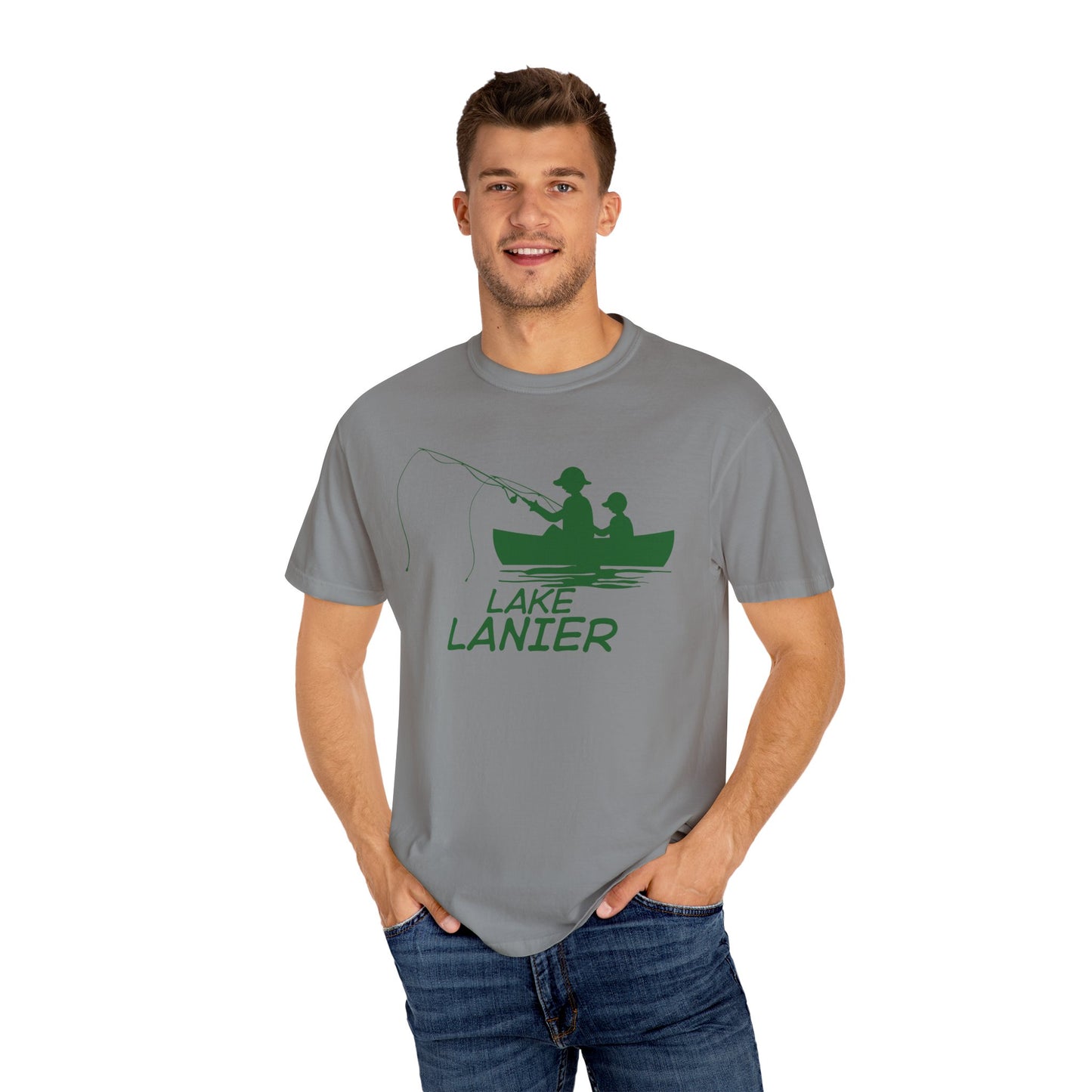 Lake Lanier Fishing Unisex T-shirt - Perfect for Gifts, Outdoor Adventures, Family Reunions, Summer Vacations, and Casual Wear