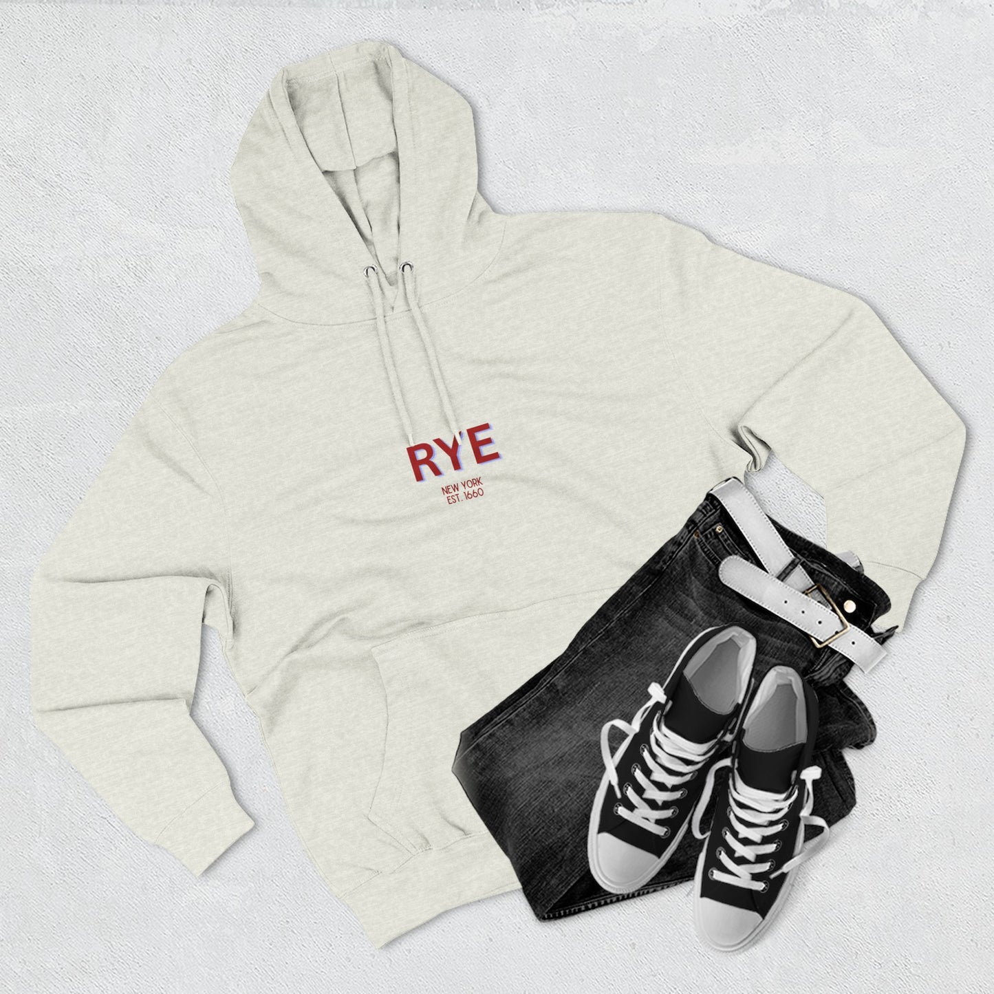 Rye Fleece Hoodie, Casual Sweatshirt, Cozy Layering Piece, Perfect Gift for All Occasions, Stylish Streetwear
