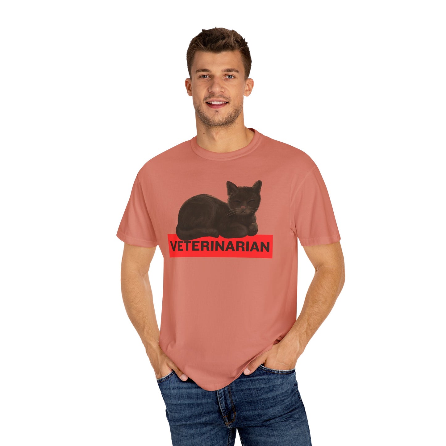 Veterinarian Cat T-Shirt, Funny Animal Lover Tee, Pet Owner Gift, Cute Vet Shirt, Unique Veterinary Apparel, Animal Rescue Shirt