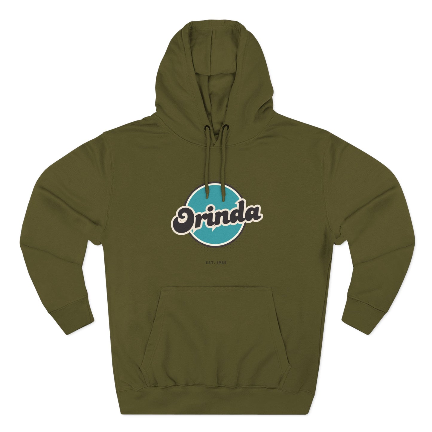 Orinda Retro Vibe Hoodie for Casual Days, Streetwear, Unisex Gift, Cozy Layering Apparel