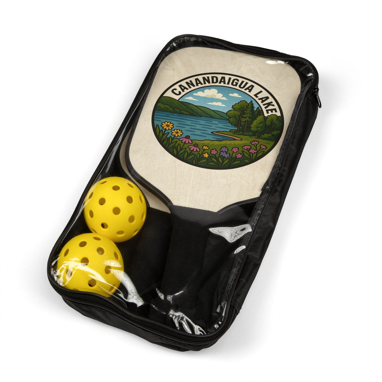 Canandaigua Lake Paddle Set - Perfect for Outdoor Fun, Sporty Gift, Team Play, Family Activities, Best for Picnics, Holidays