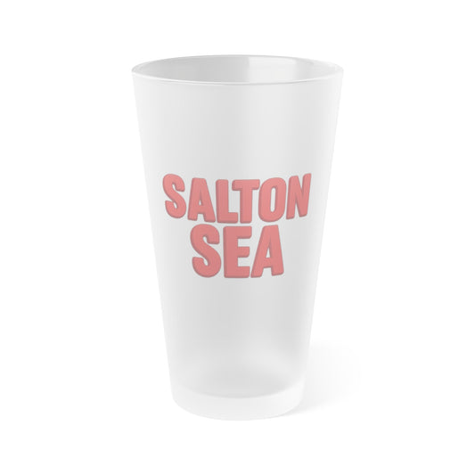 Salton Sea Frosted Pint Glass, 16oz
