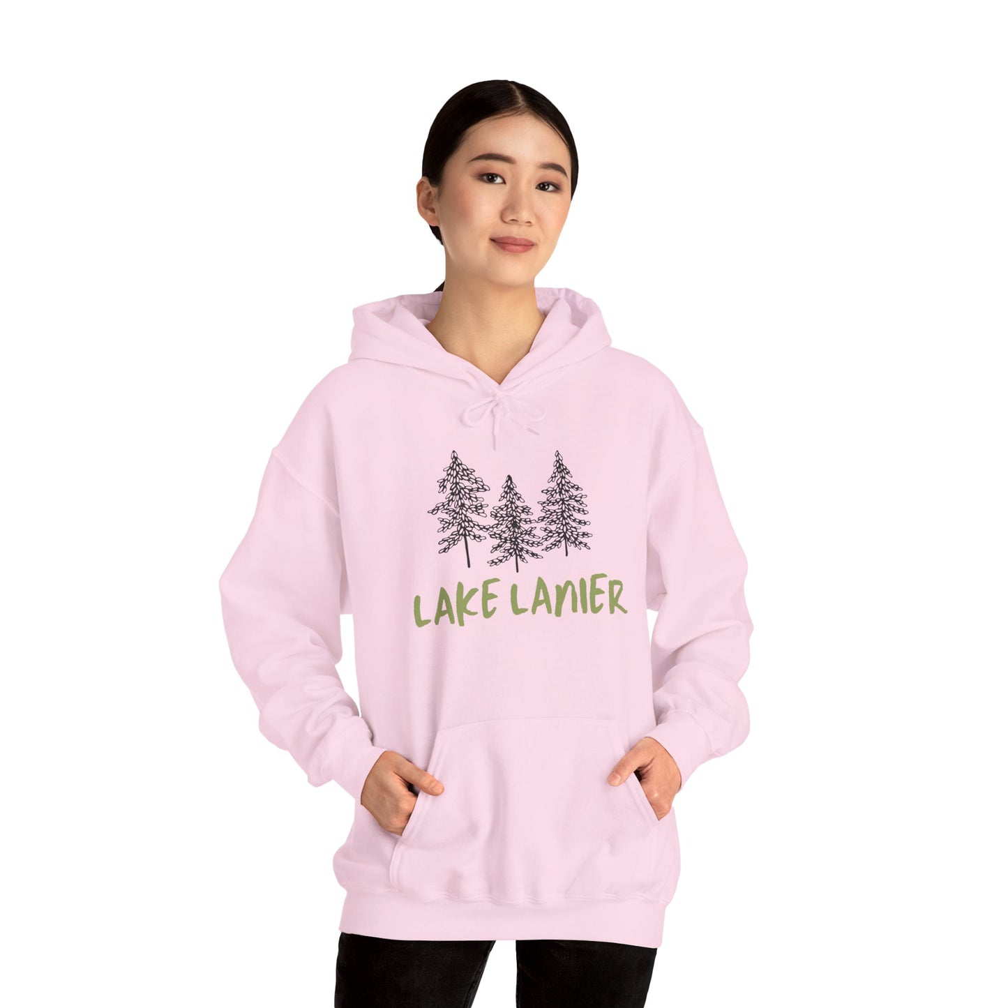 Lake Lanier Hoodie, Cozy Unisex Sweatshirt, Nature Lover Gift, Lake House Apparel, Perfect for Outdoors, Summer Vibes, Travel Wear