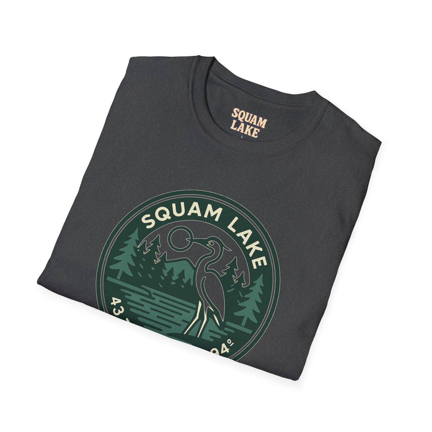Squam Lake Nature Unisex Softstyle T-Shirt | Eco-Friendly Gift, Outdoor Adventure Shirt, Nature Lover Tee, Vintage Lake Apparel, [...]