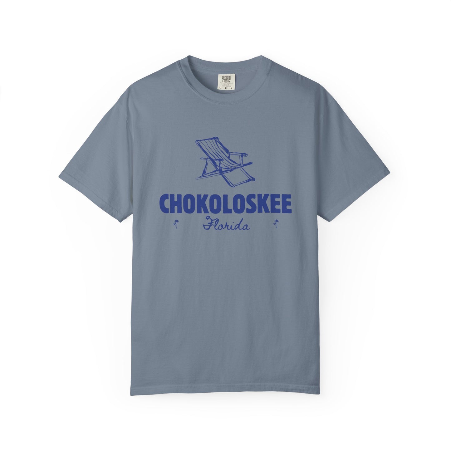 Chokoloskee - Unisex Garment-Dyed T-shirt, Casual Outfit, Gift for Nature Lovers, Vacation Essentials