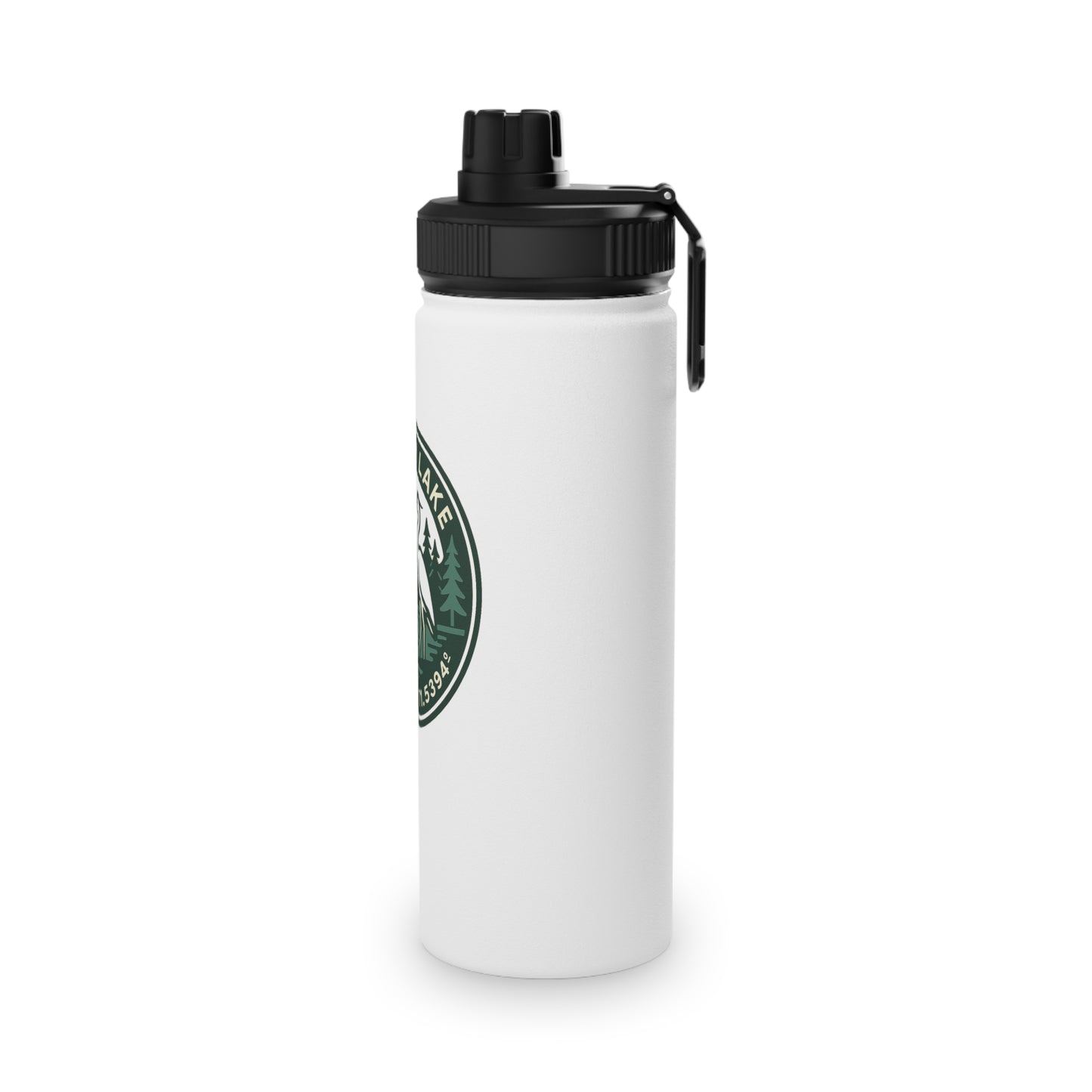 Squam Lake Stainless Steel Water Bottle, Sports Lid