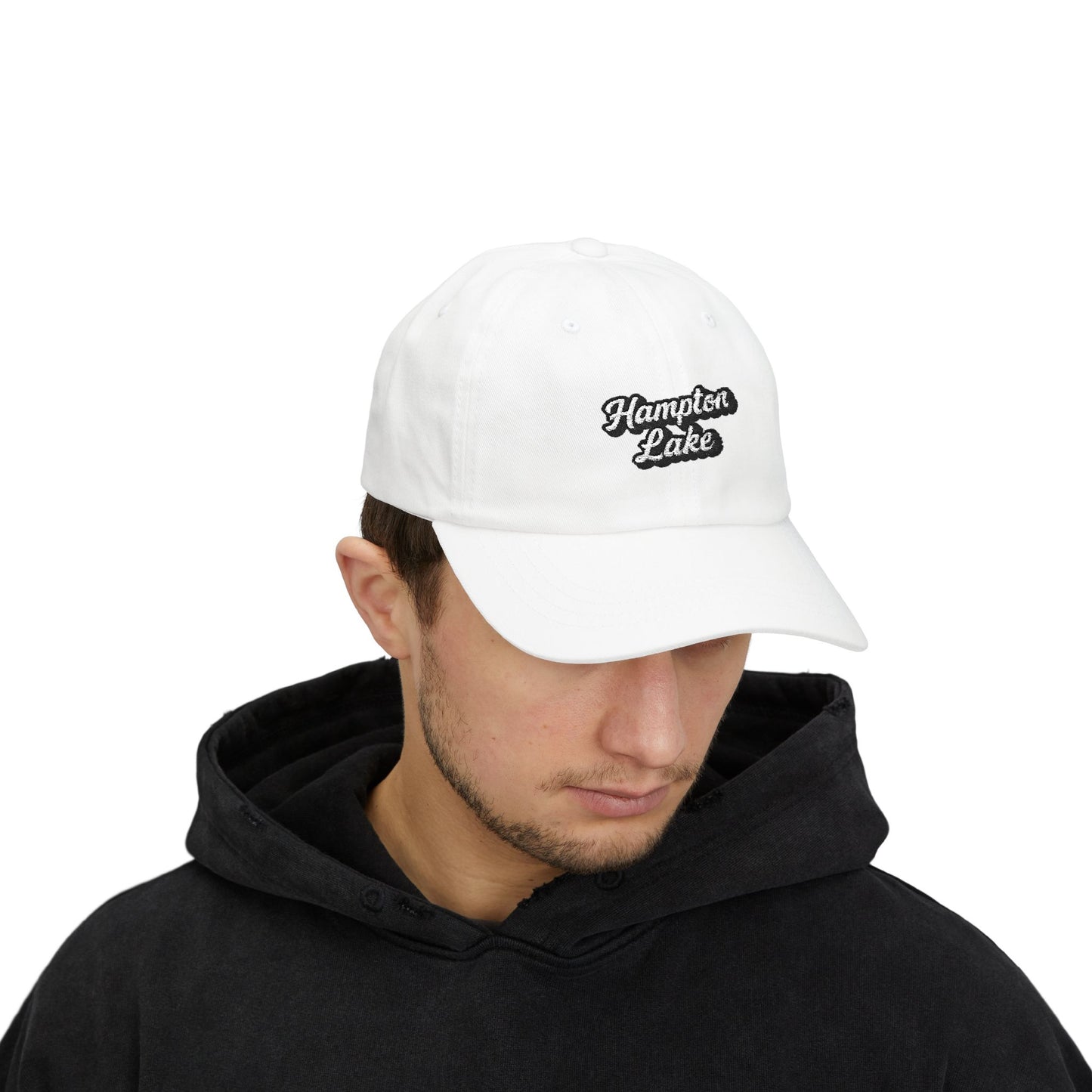 Hampton Lake Stylish Dad Cap, Casual Summer Hat, Outdoor Accessory, Gift for Father's Day, Boating Trip Gear, Everyday Wear