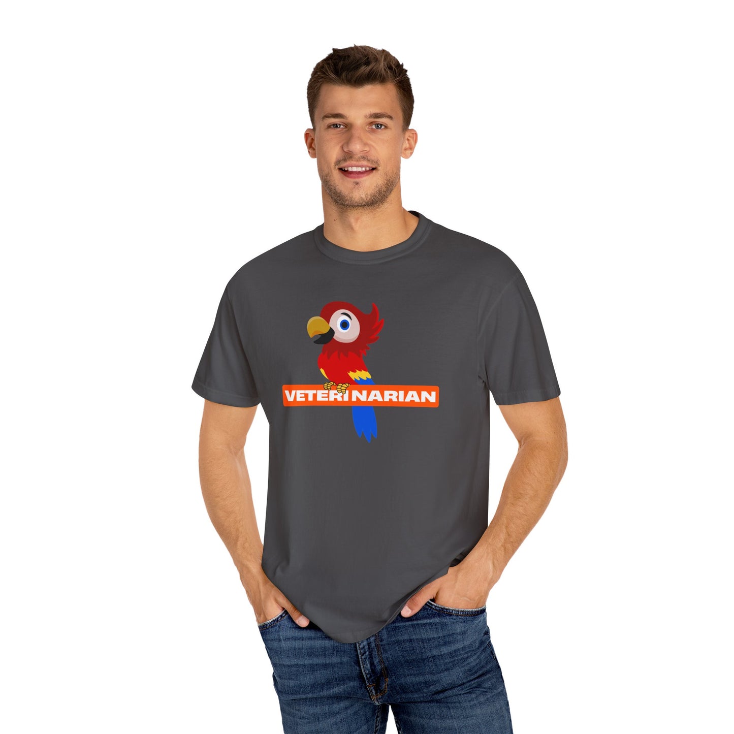 Veterinarian Parrot T-Shirt | Cute Animal Lover Shirt, Unisex Teen Gift, Animal Care Apparel, Funny Pet Shirt, Veterinary Gifts