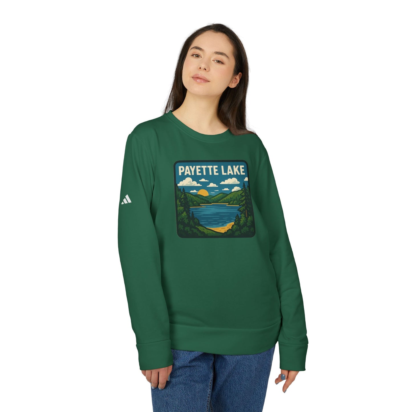 Payette Lake Adidas Unisex Fleece Crewneck Sweatshirt
