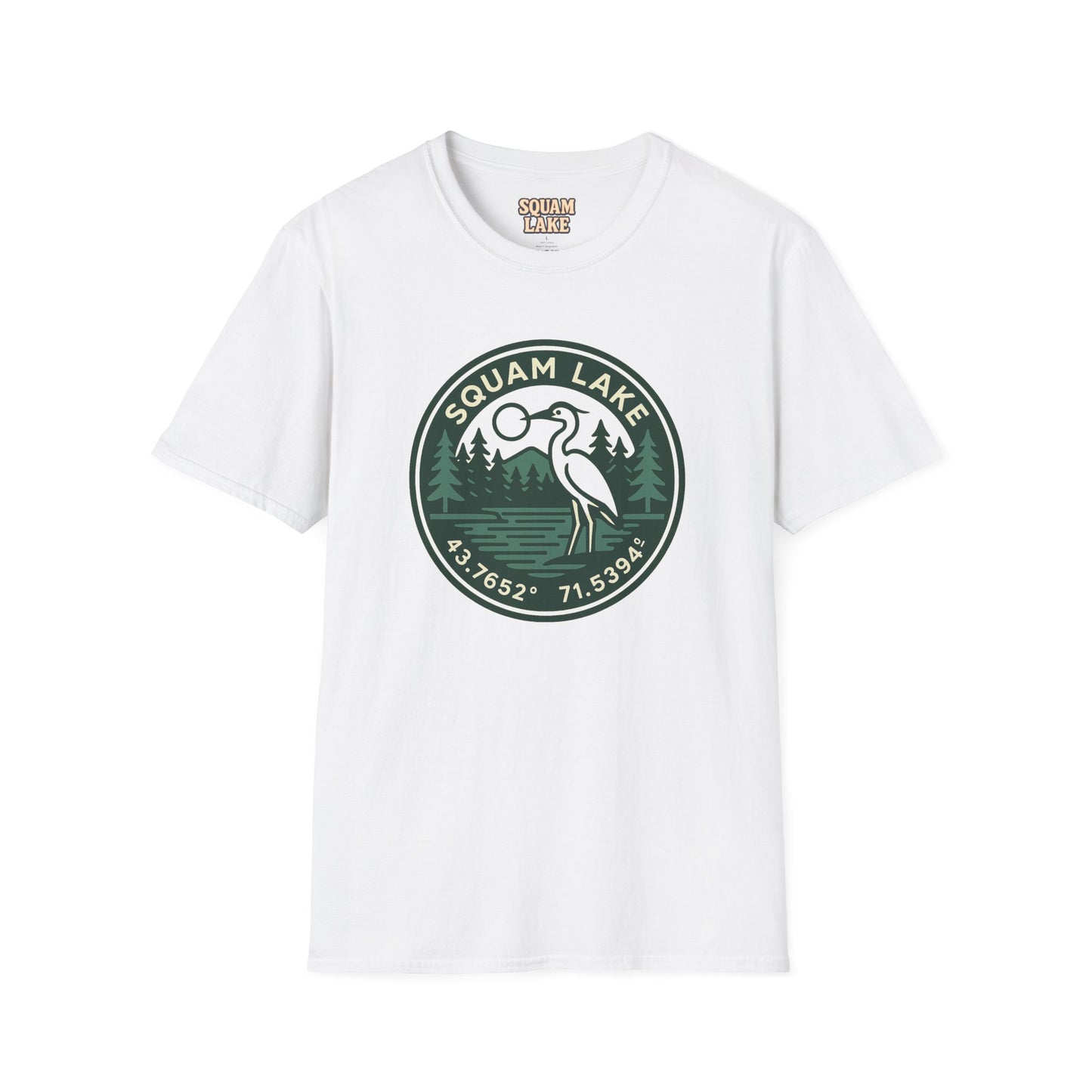 Squam Lake Nature Unisex Softstyle T-Shirt | Eco-Friendly Gift, Outdoor Adventure Shirt, Nature Lover Tee, Vintage Lake Apparel, [...]