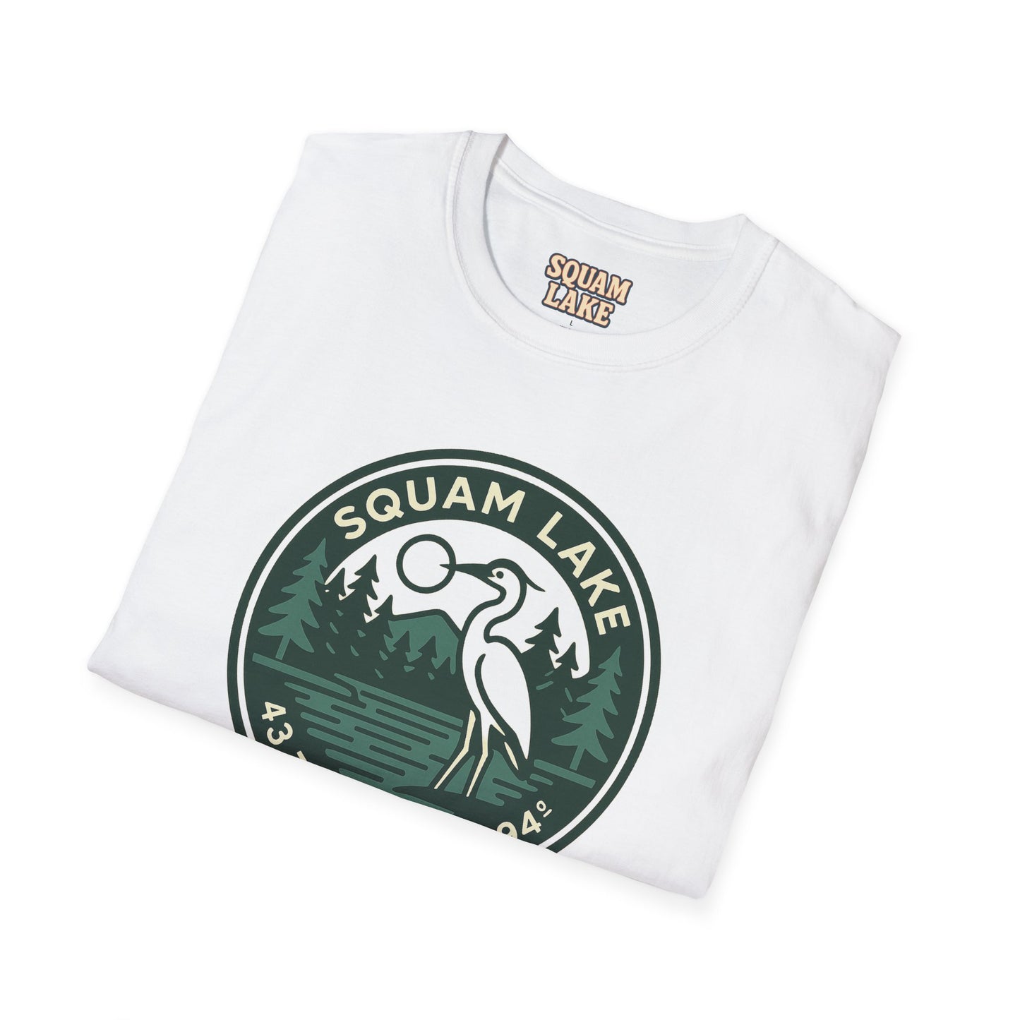 Squam Lake Nature Unisex Softstyle T-Shirt | Eco-Friendly Gift, Outdoor Adventure Shirt, Nature Lover Tee, Vintage Lake Apparel, [...]