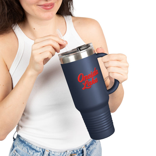 Oneida Lake Insulated Travel Mug - Perfect for Outdoor Adventures, Road Trips, Holidays, Escapes, Camping Gear, Hydration on-the-go