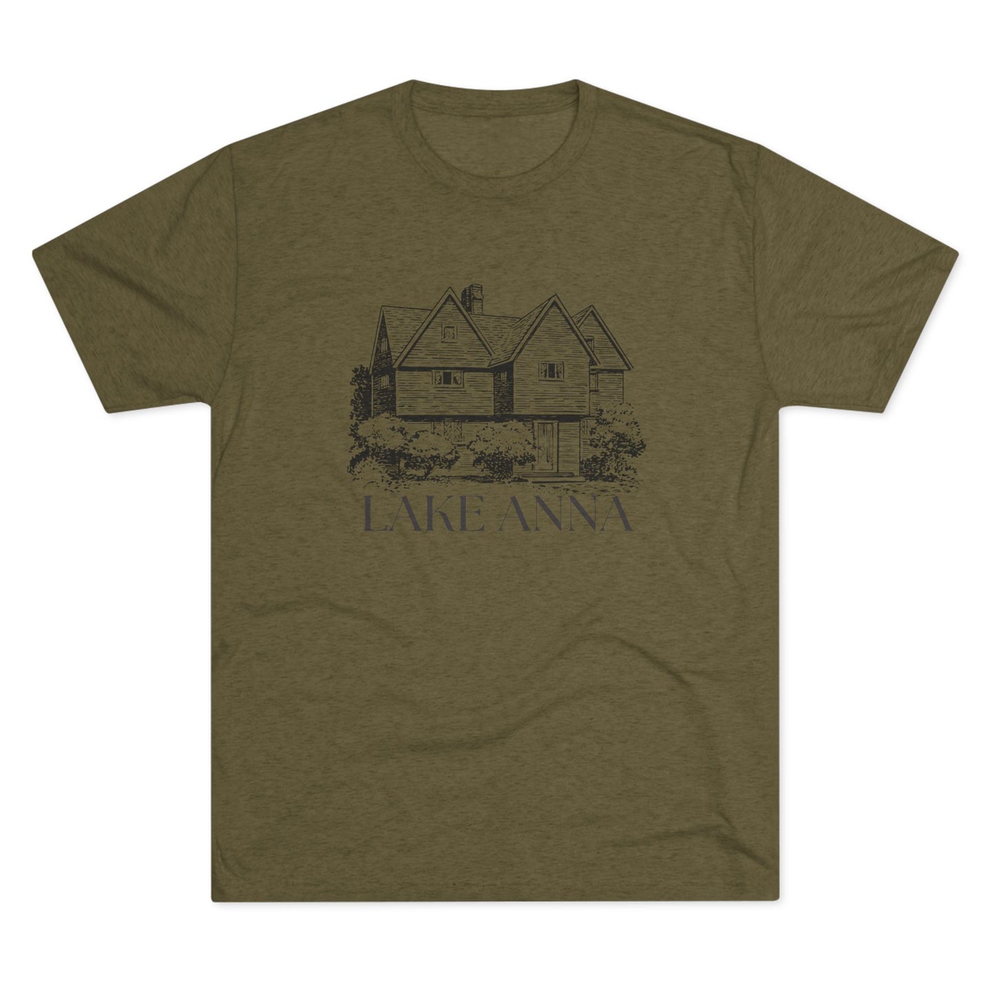 Lake Anna Unisex Tri-Blend Crew Tee, Casual T-Shirt, Summer Apparel, Lake House Shirt, Gift for Friends, Travel Tee