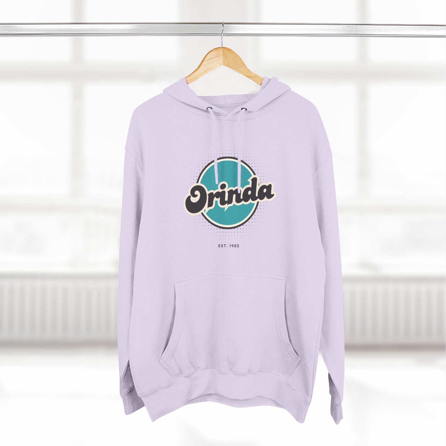 Orinda Retro Vibe Hoodie for Casual Days, Streetwear, Unisex Gift, Cozy Layering Apparel