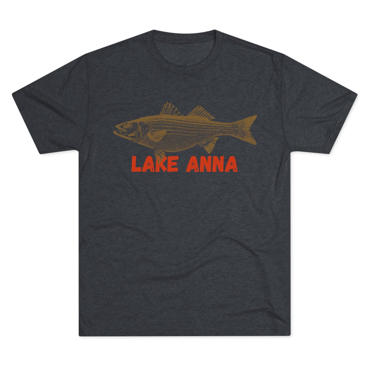 Lake Anna Fishing Tee, Unisex Crew Neck Shirt, Summer Lake Apparel, Gift for Fishermen, Outdoor Adventure T-Shirt, Lake House Style